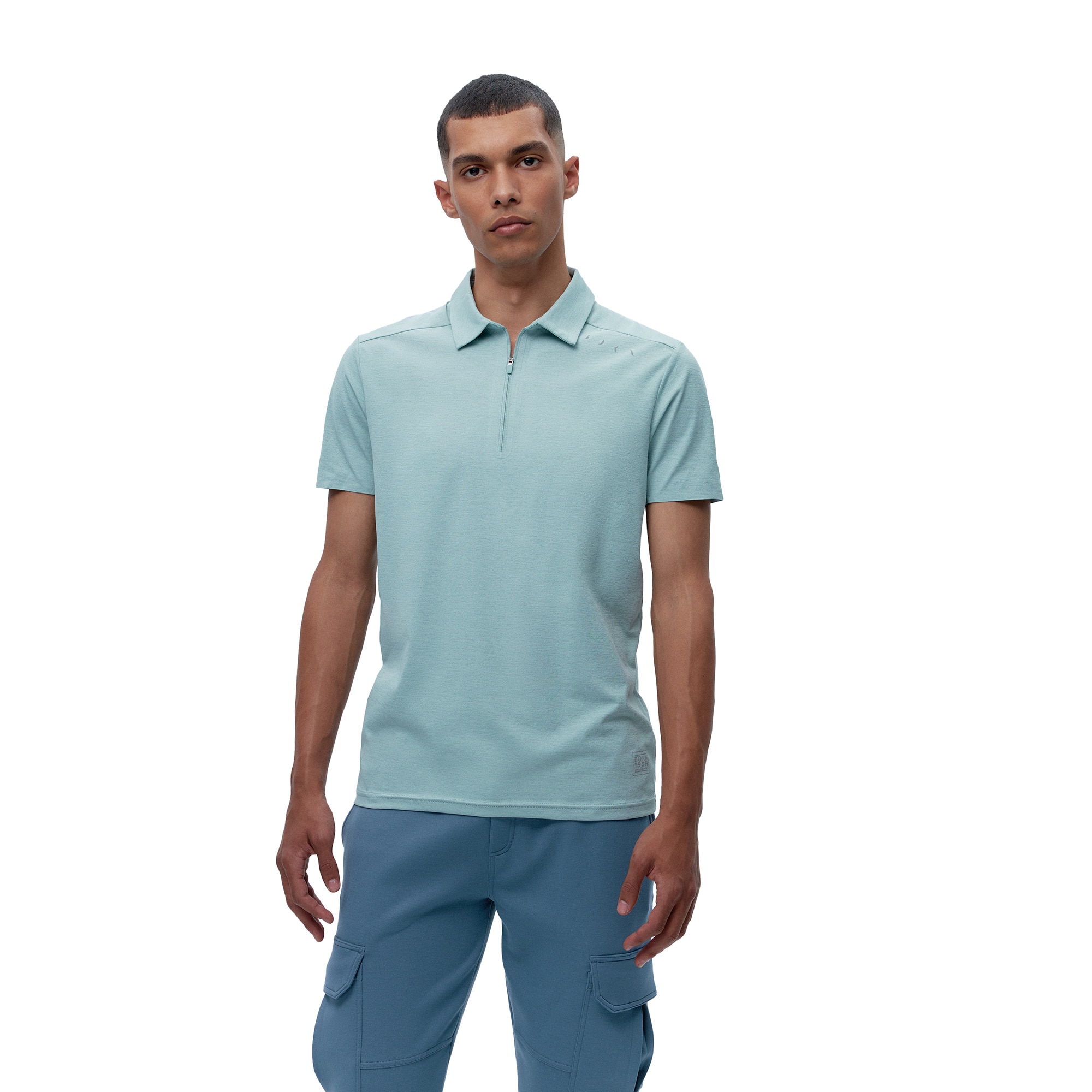 Born Camiseta de hombre Kariba Living Yoga Verde menta