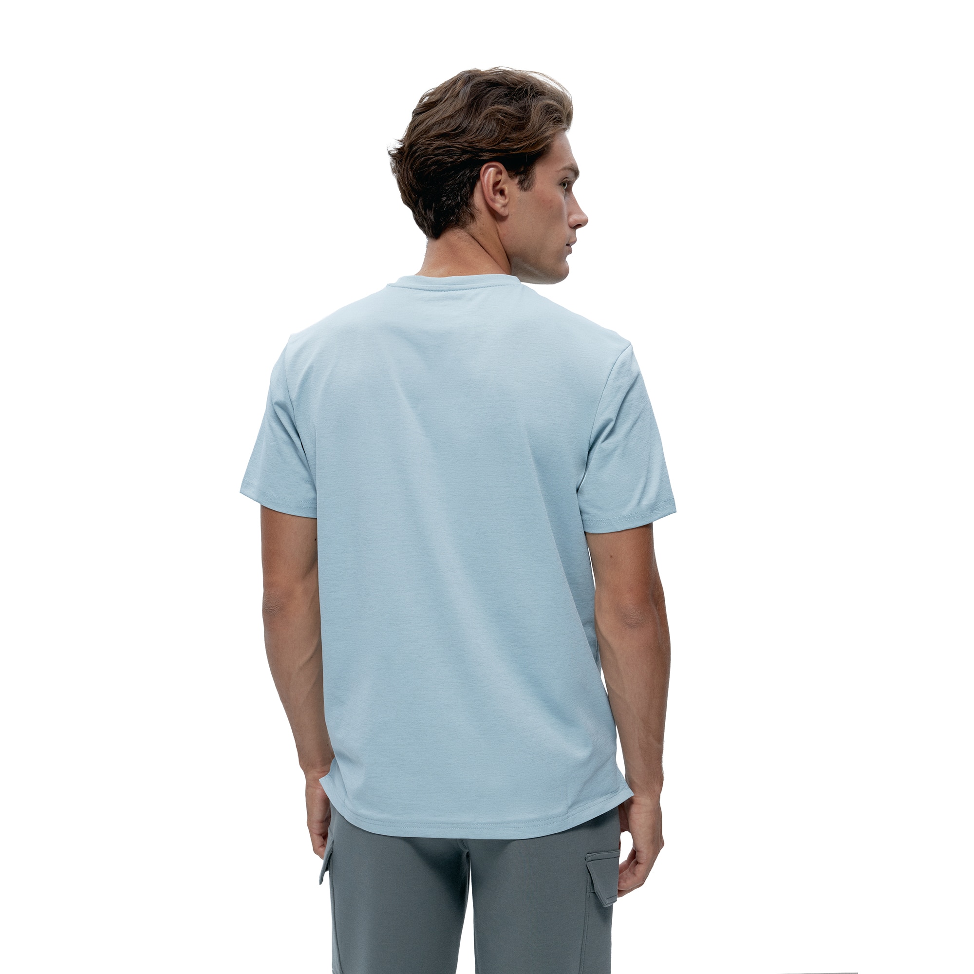 Camiseta de hombre Melville Born Living Yoga - Azul celeste Azul celeste-2