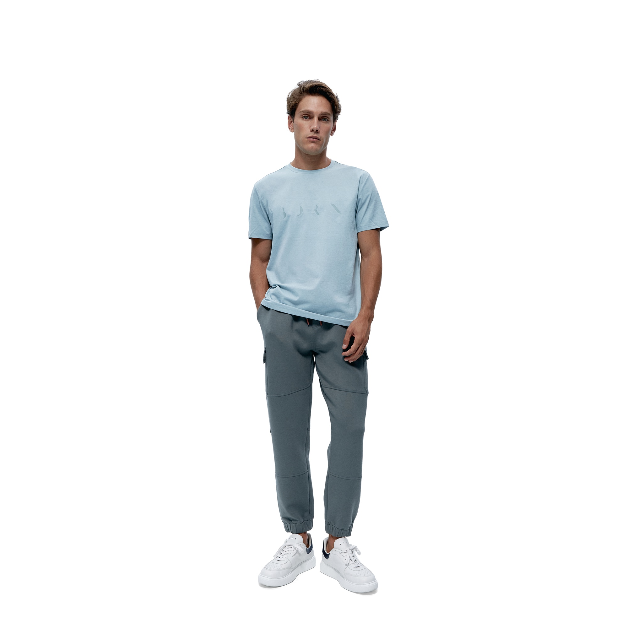Camiseta de hombre Melville Born Living Yoga - Azul celeste Azul celeste-4