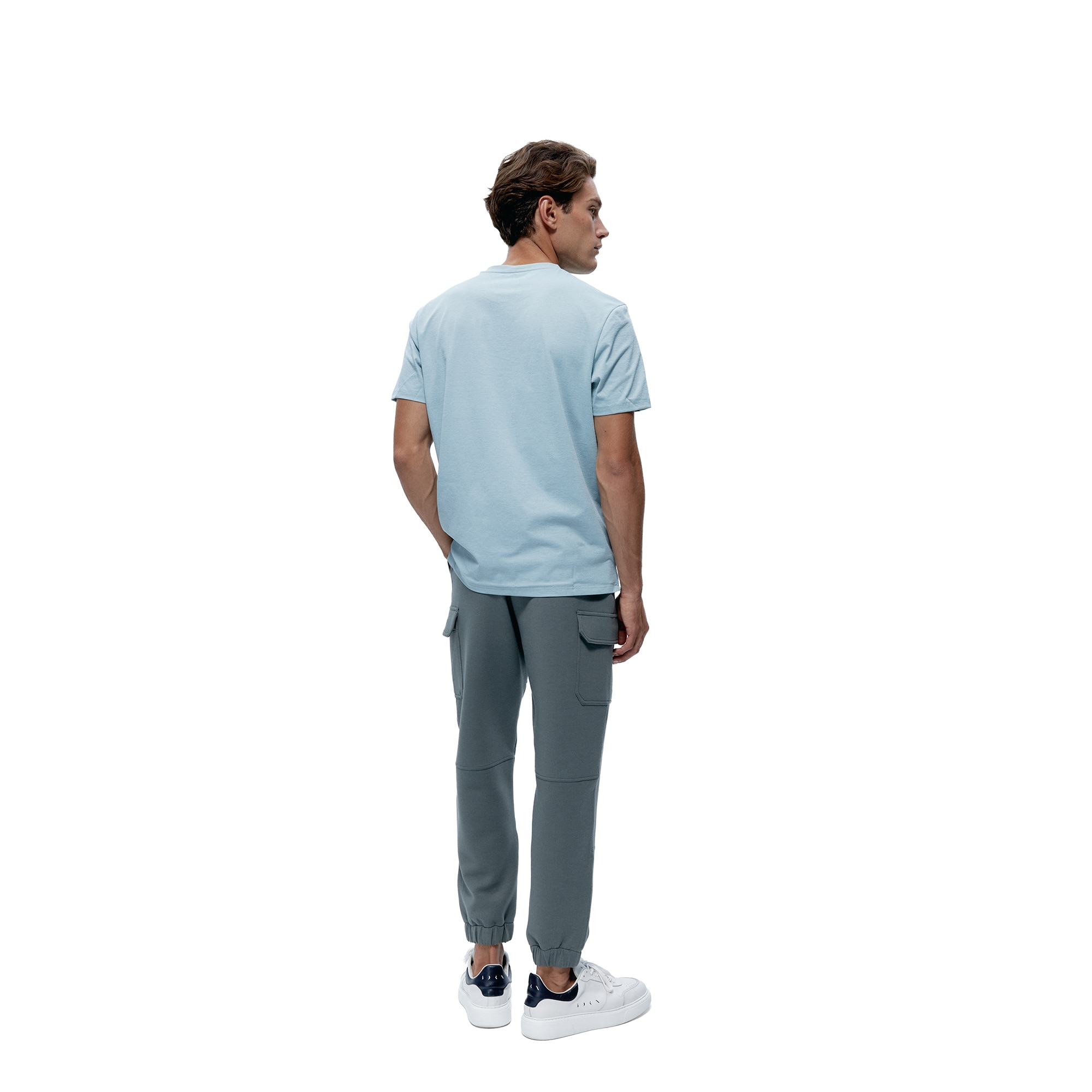 Camiseta de hombre Melville Born Living Yoga - Azul celeste Azul celeste-5