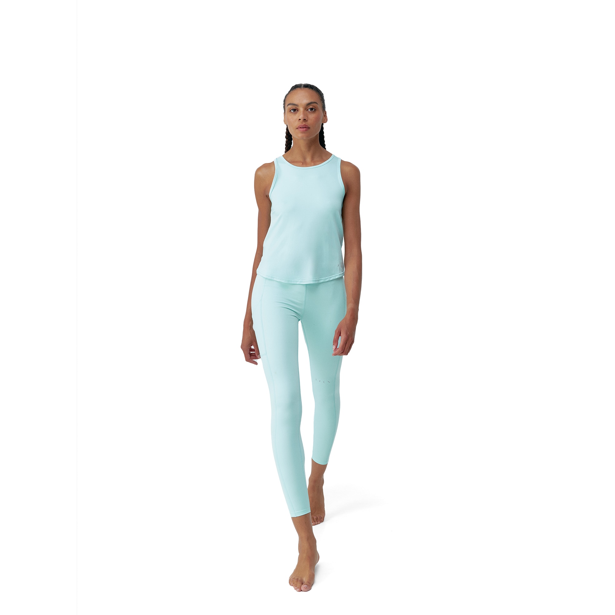 Camiseta de mujer Daila Born Living Yoga - Azul celeste Azul celeste-5
