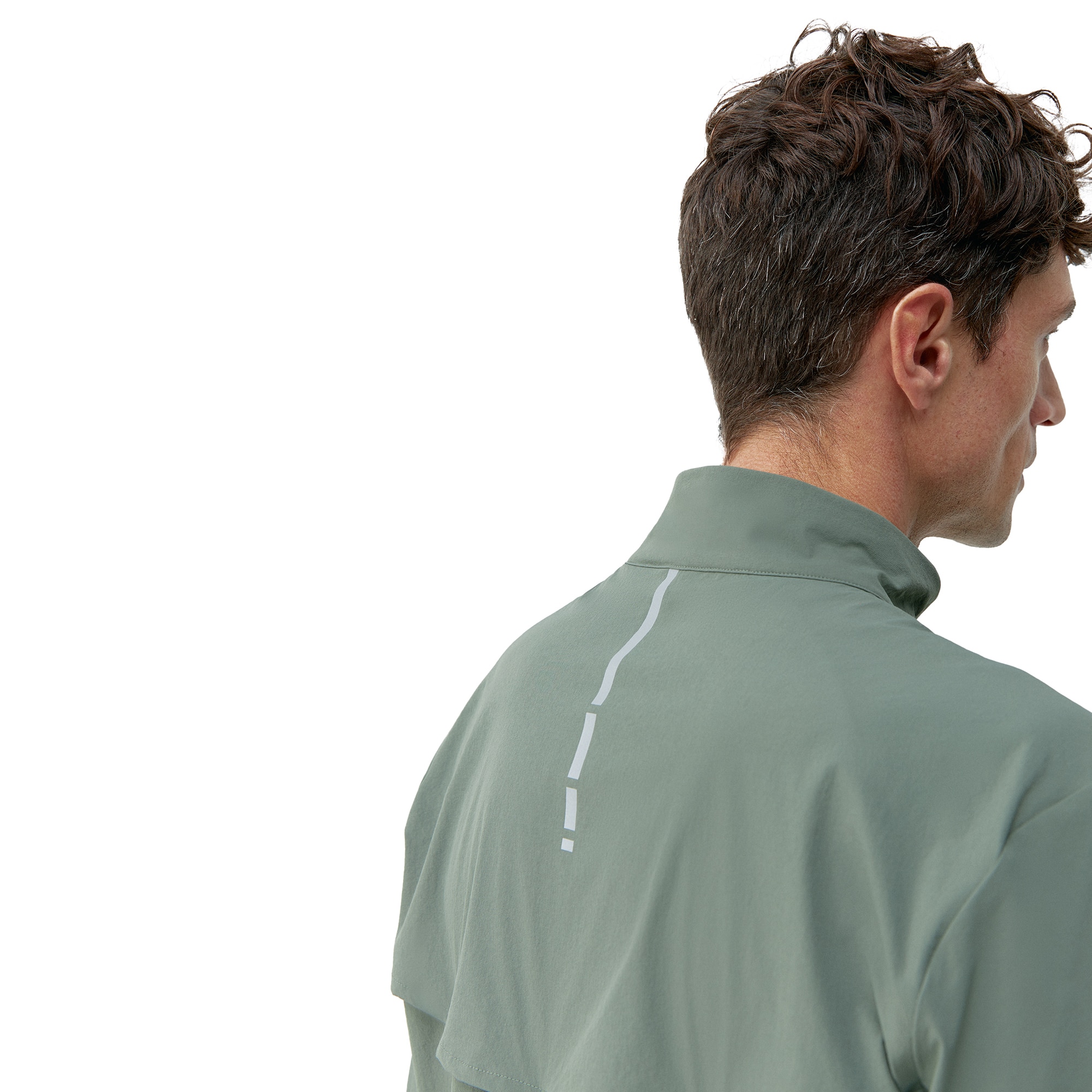 Chaqueta de hombre Nyasa Born Living Yoga - Verde militar Verde militar-3