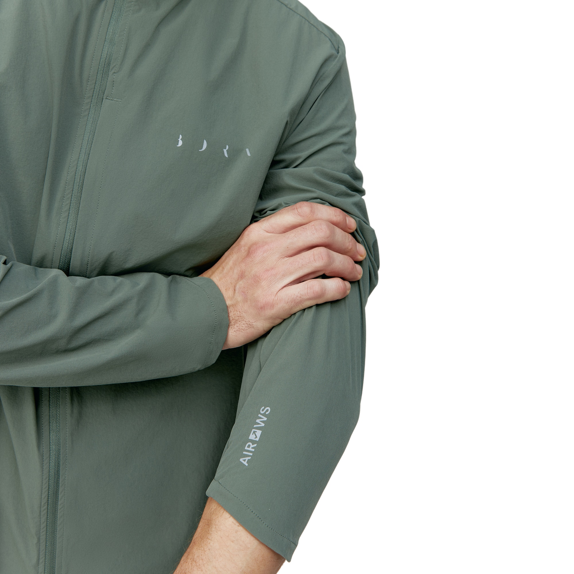 Chaqueta de hombre Nyasa Born Living Yoga - Verde militar Verde militar-4