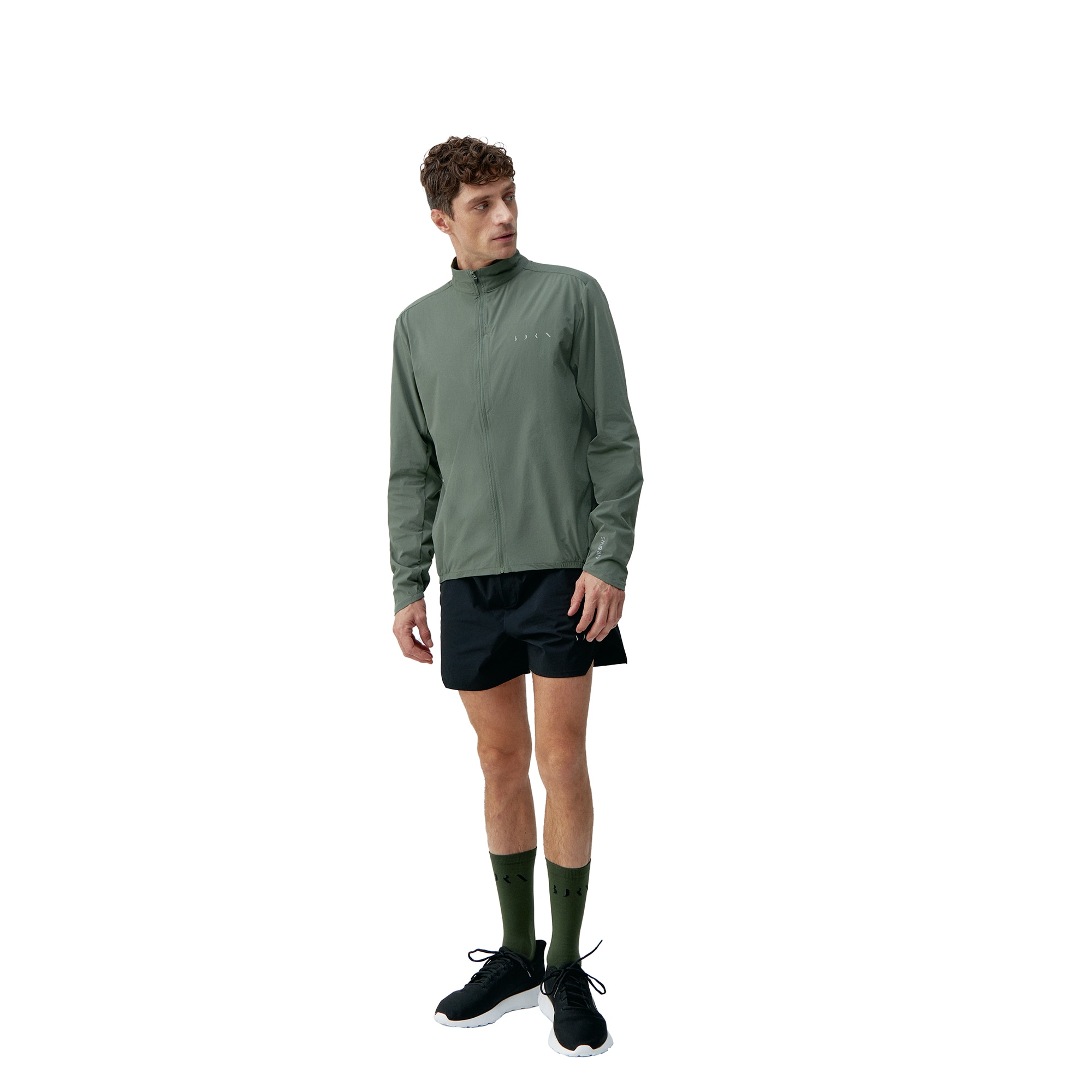Chaqueta de hombre Nyasa Born Living Yoga - Verde militar Verde militar-5
