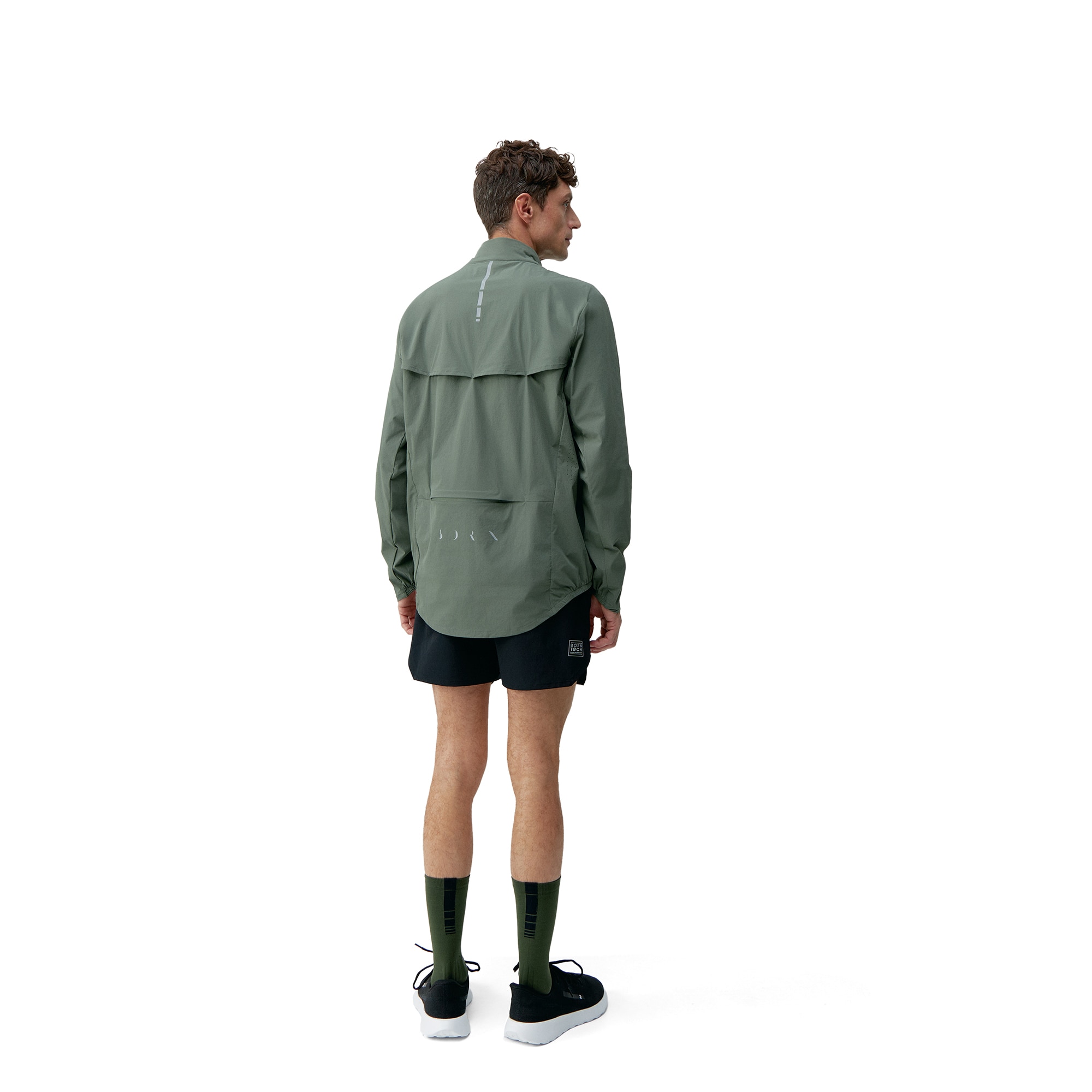 Chaqueta de hombre Nyasa Born Living Yoga - Verde militar Verde militar-6