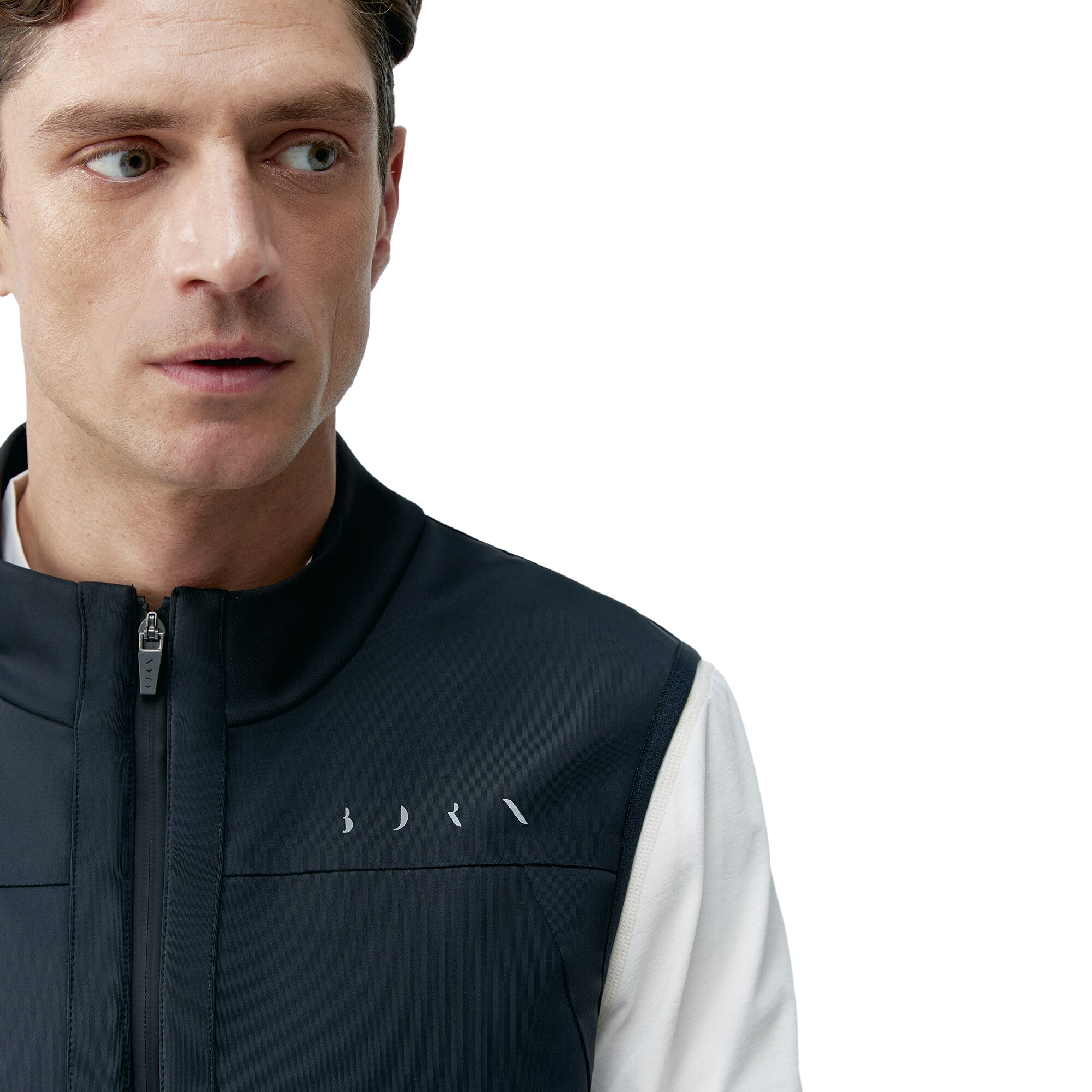 Chaleco de hombre Parker Born Living Yoga - Negro Negro-3