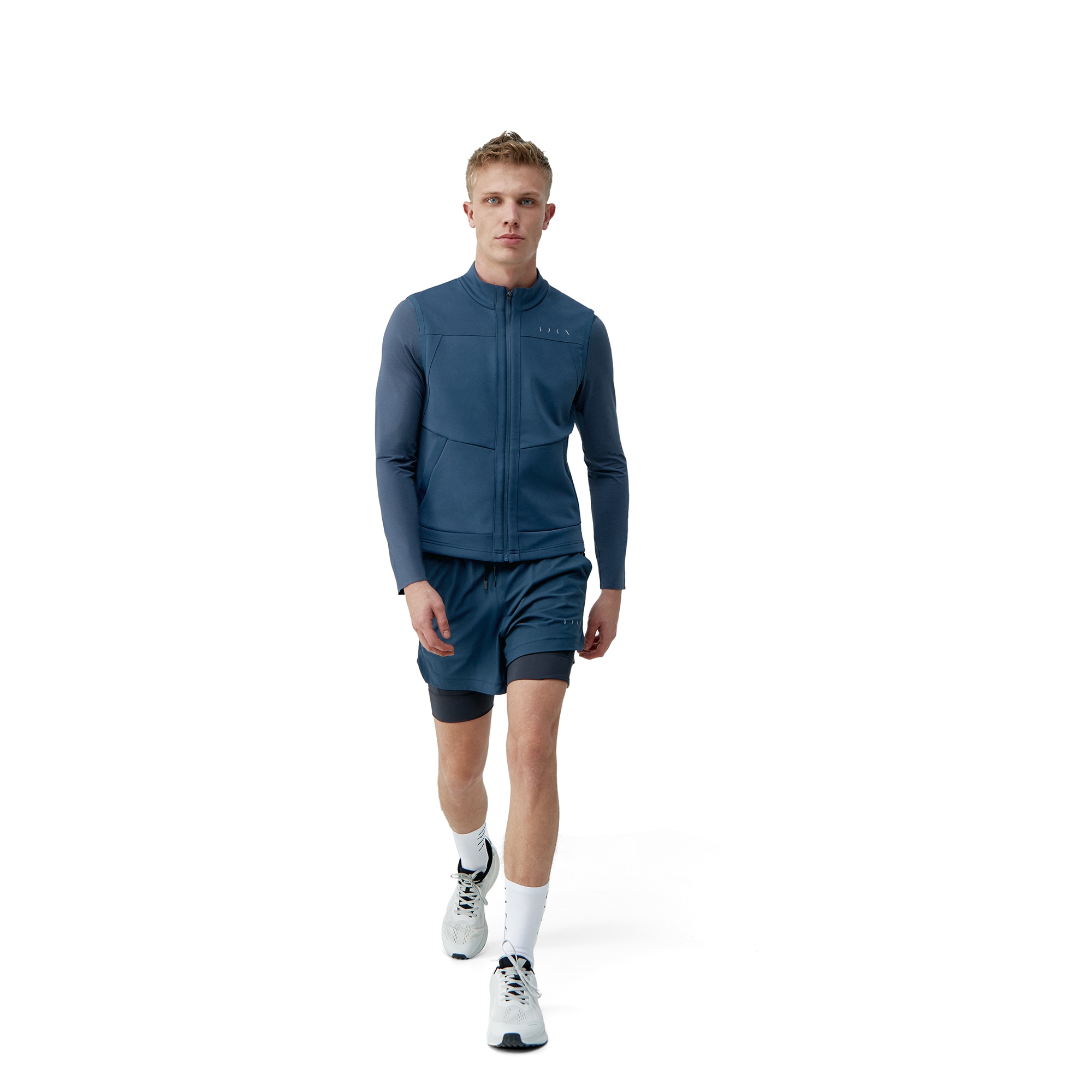 Chaleco de hombre Parker Born Living Yoga - Azul denim Azul denim-5