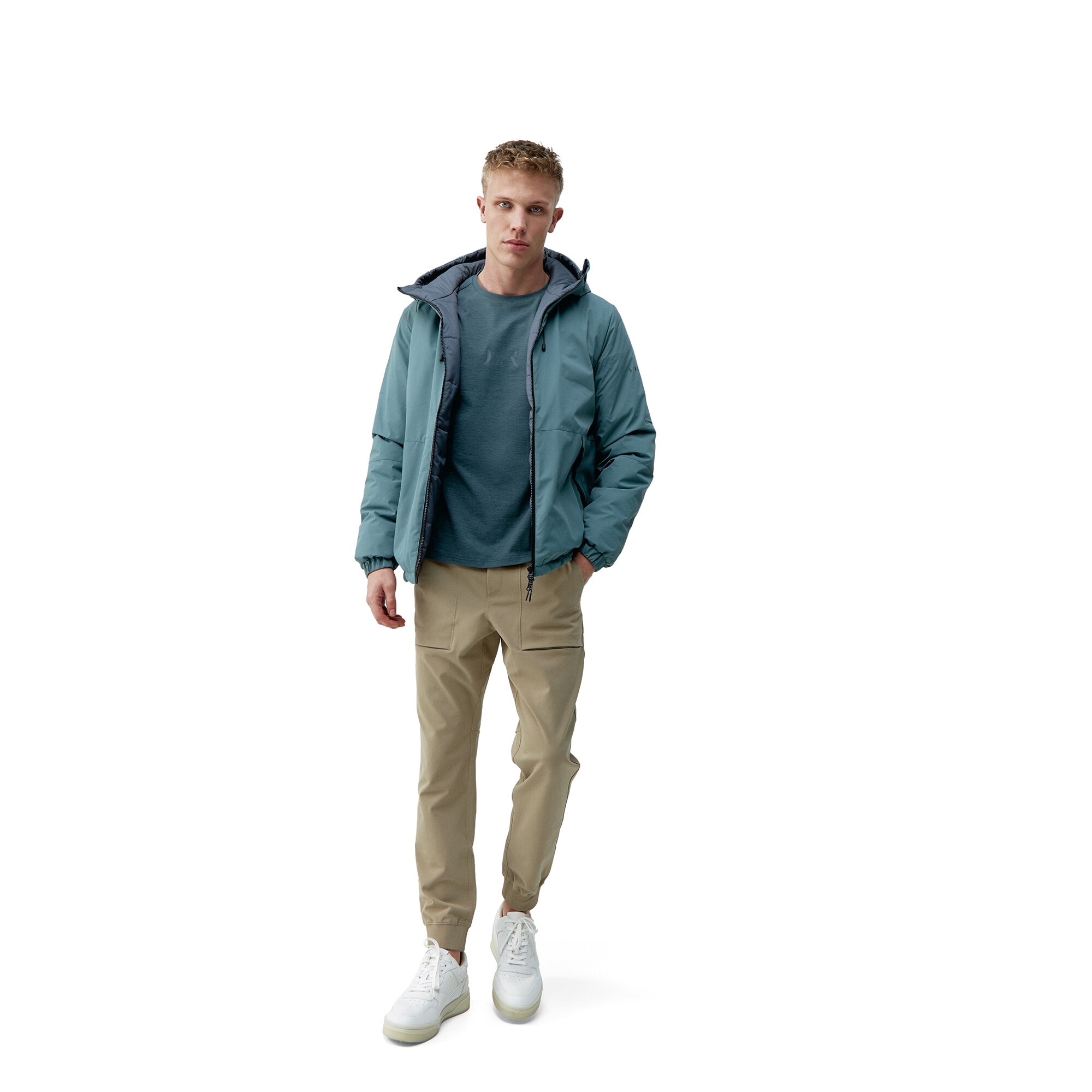 Imagen 5 de Chaqueta de hombre Volga Born Living Yoga - Verde grisáceo Verde grisáceo
