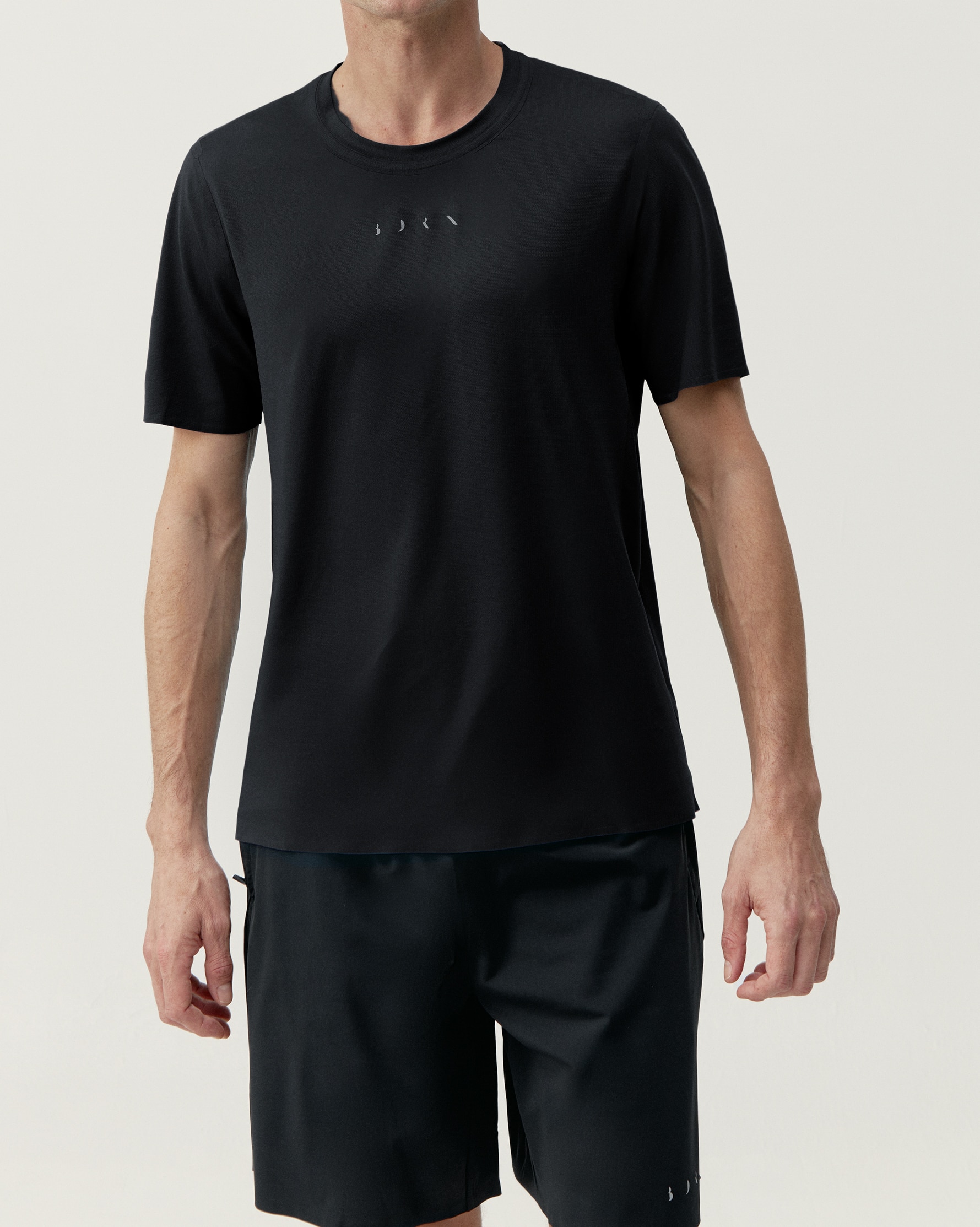 Born Camiseta de hombre Seo Living Yoga Negro
