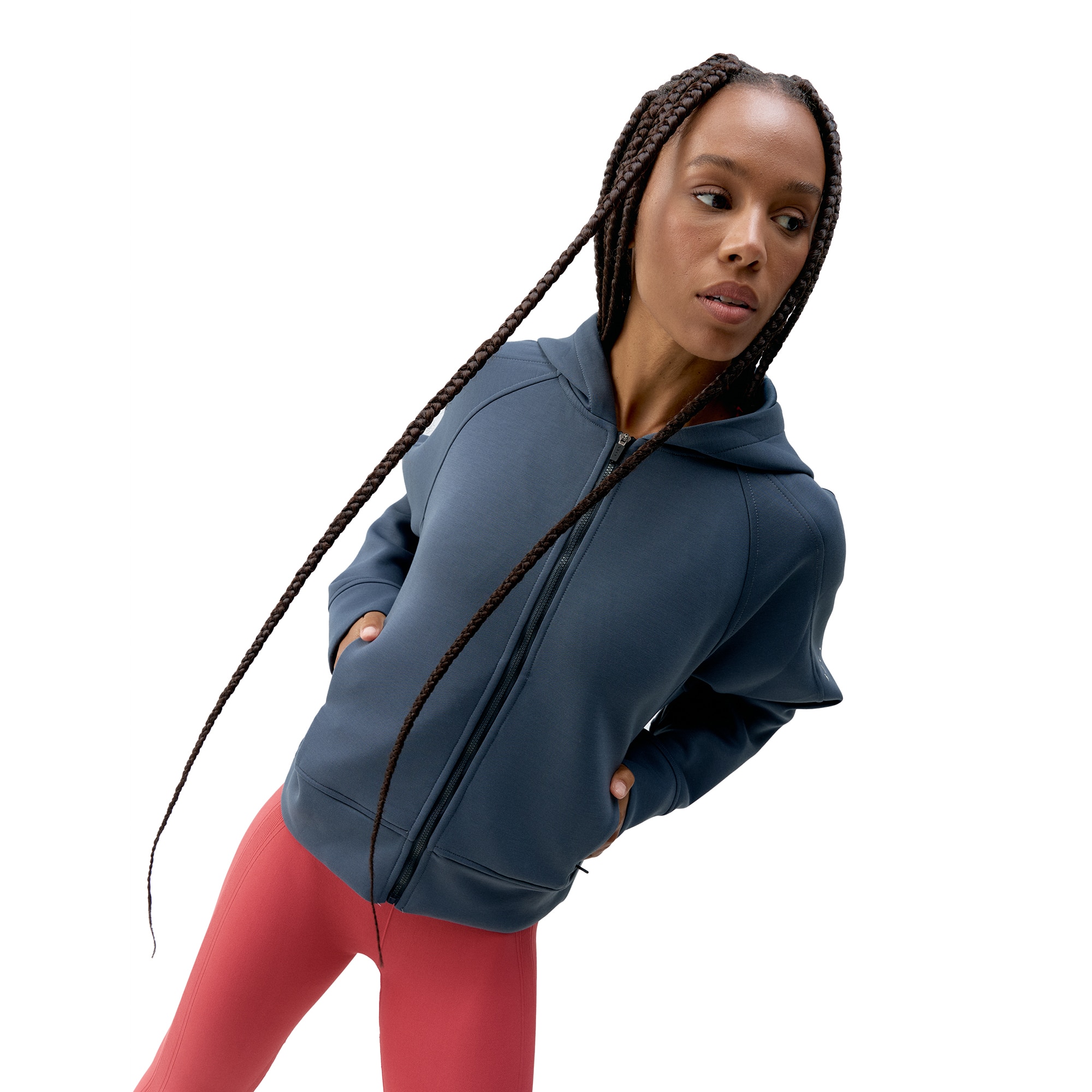 Sudadera de mujer Elsa Born Living Yoga - Azul grisáceo Azul grisáceo-3