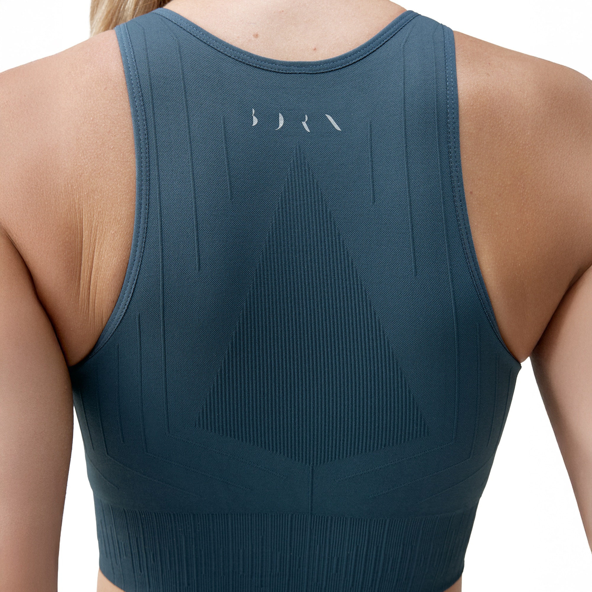 Top deportivo de mujer Nawal Born Living Yoga - Azul grisáceo Azul grisáceo-4