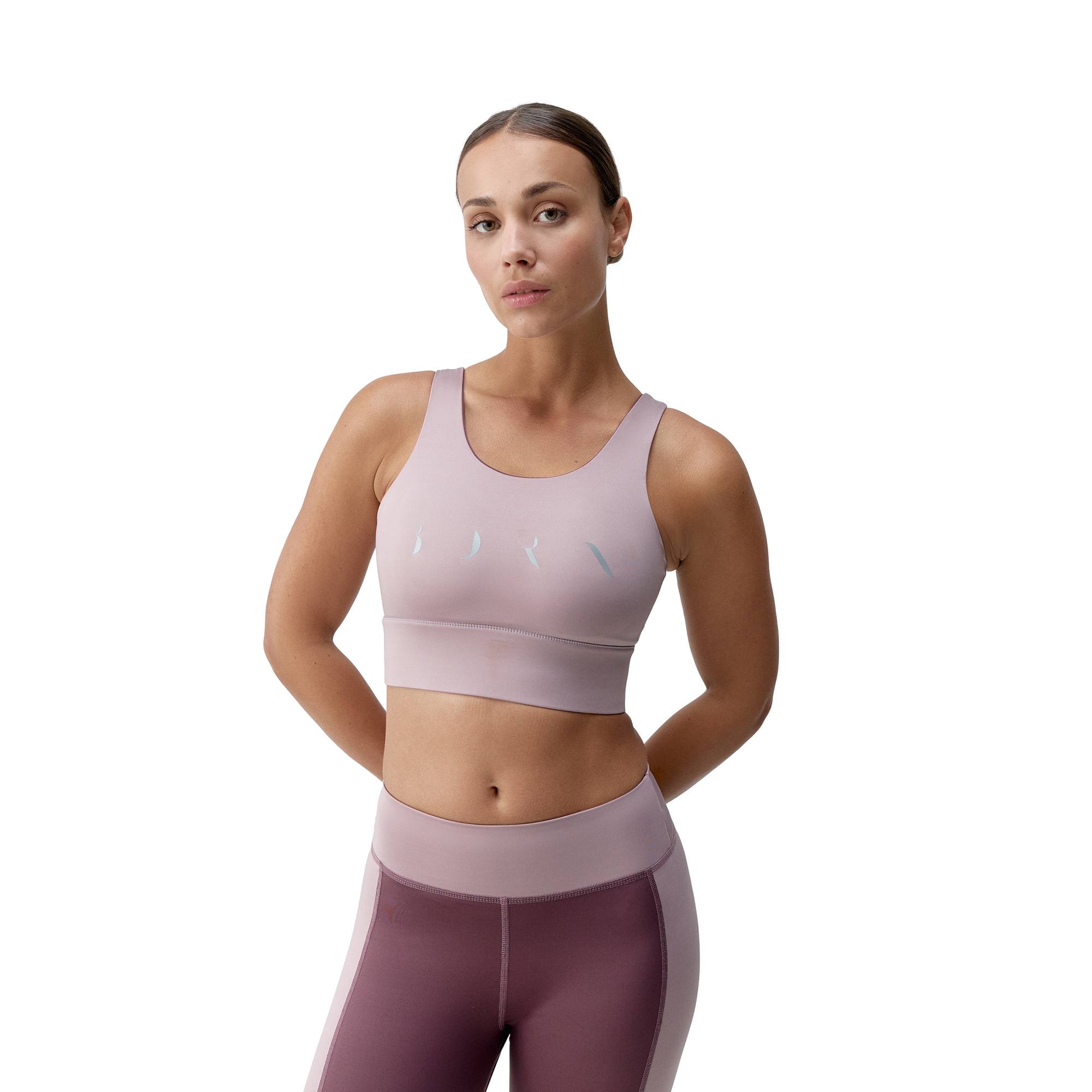 Born Top deportivo de mujer Maiko Living Yoga Verde menta