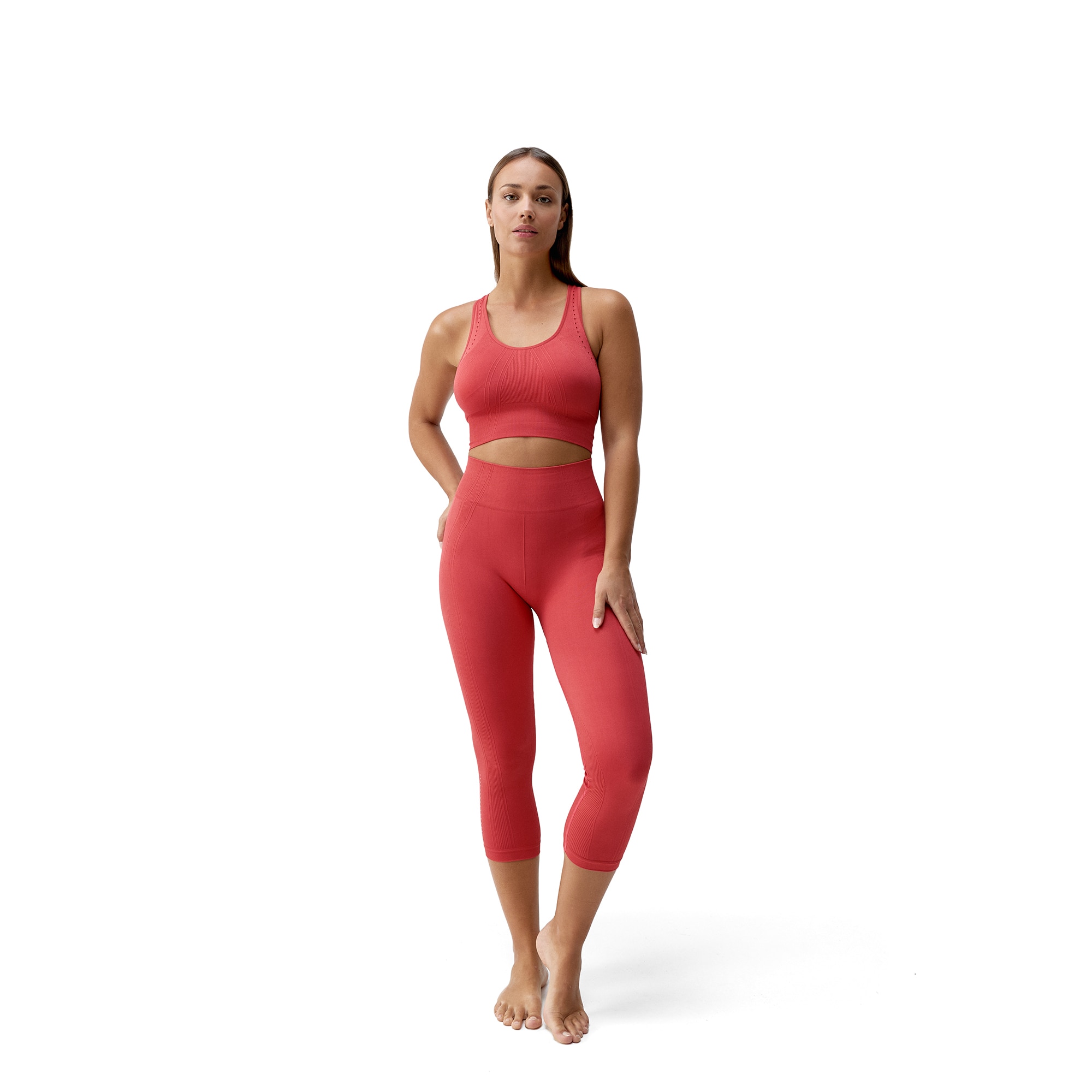 Malla de mujer Zina Born Living Yoga - Coral Coral-4