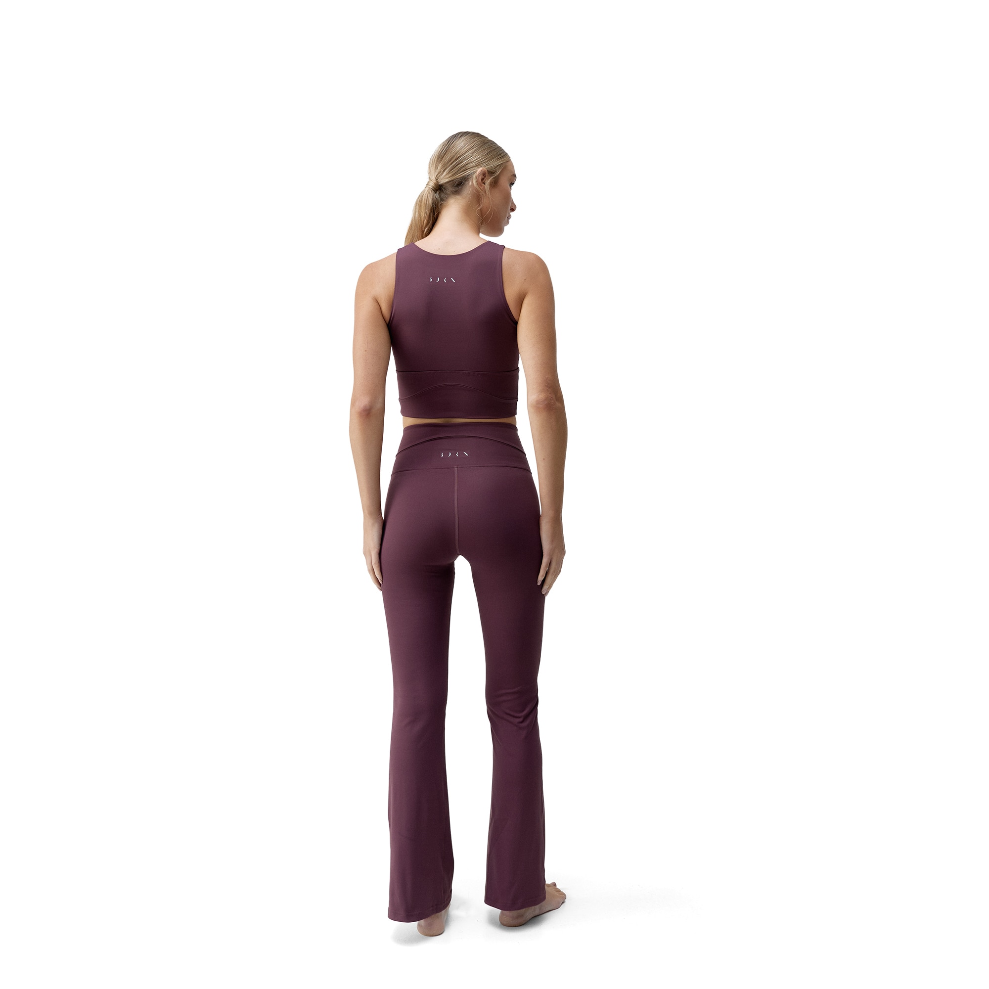 Top deportivo de mujer Saori Born Living Yoga - Vino Vino-4
