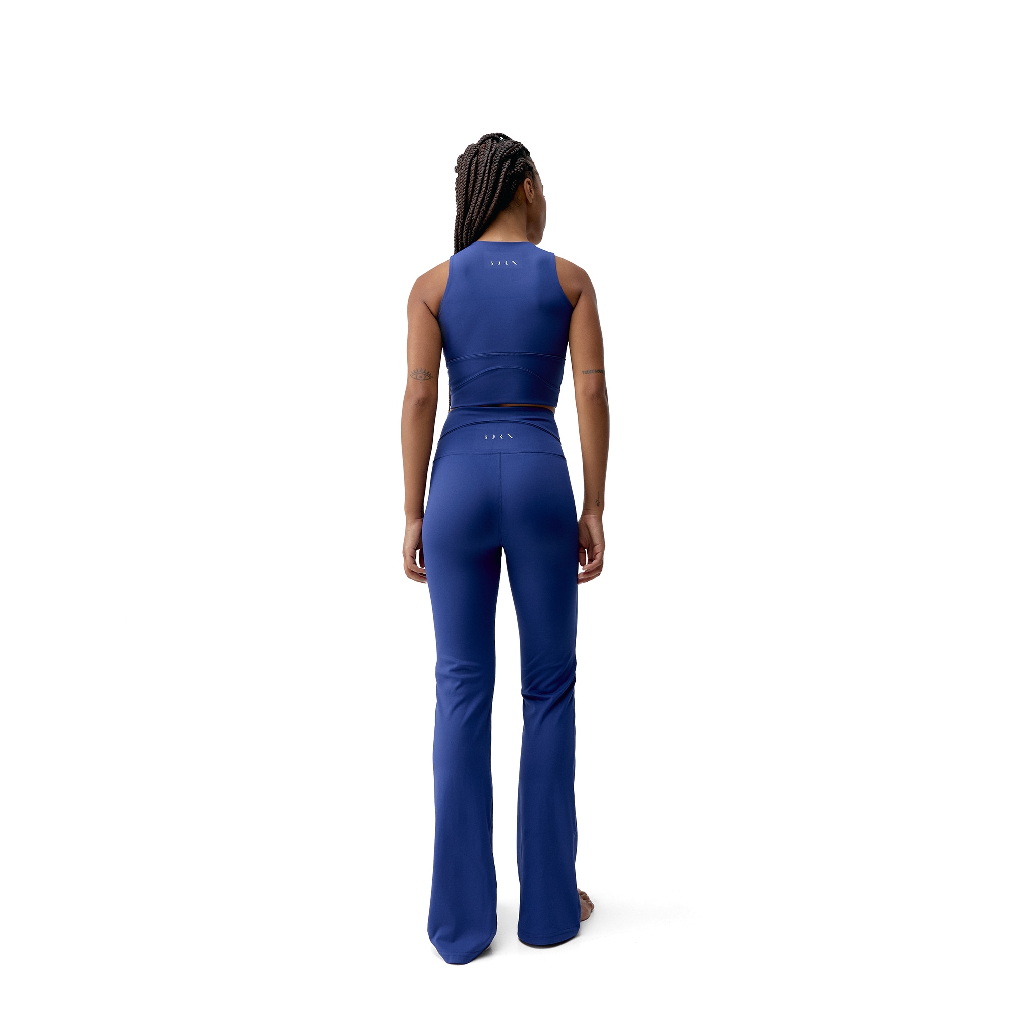 Imagen 4 de Top deportivo de mujer Saori Born Living Yoga - Azul antracita Azul antracita