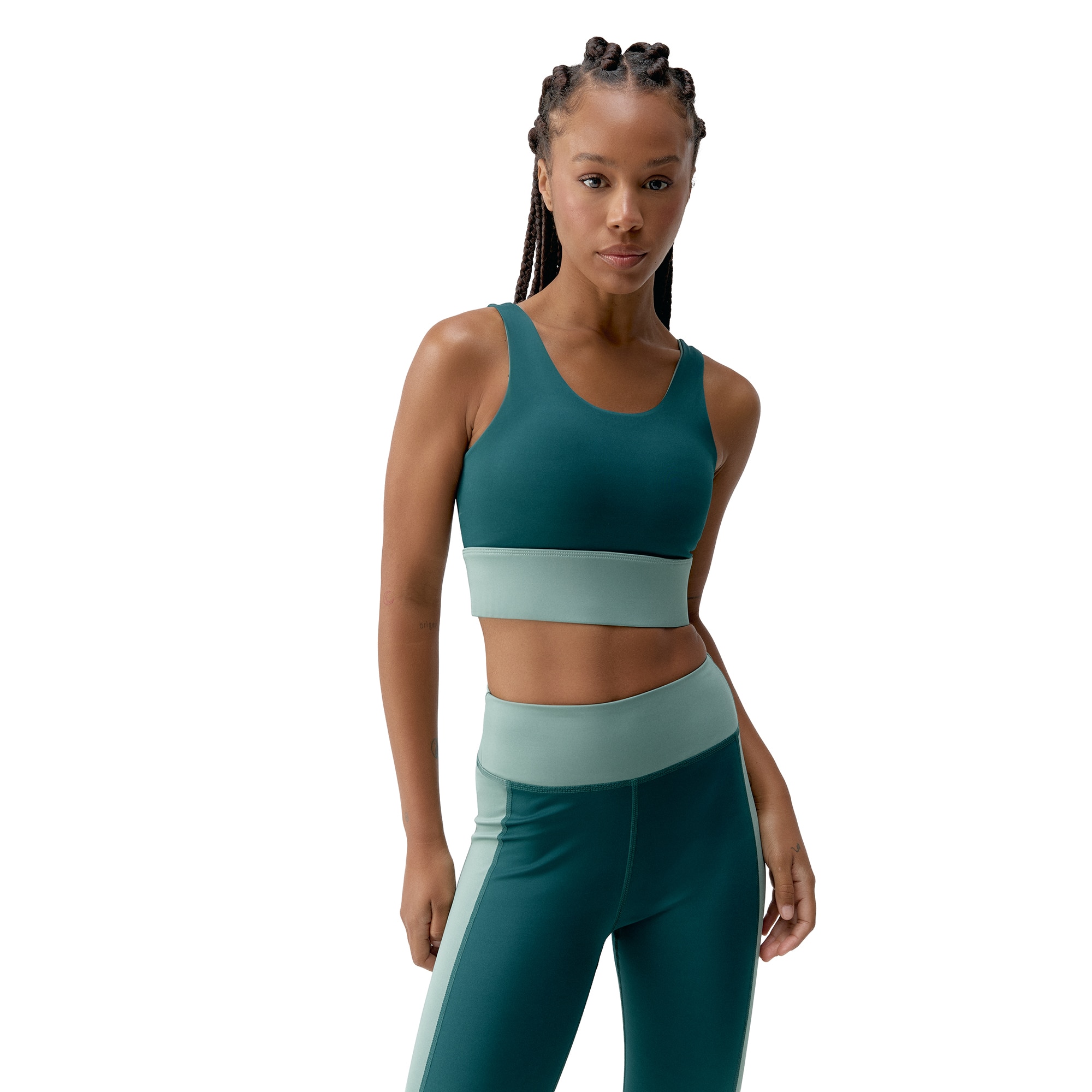 Imagen 3 de Top deportivo de mujer Maiko Born Living Yoga - Verde menta Verde menta