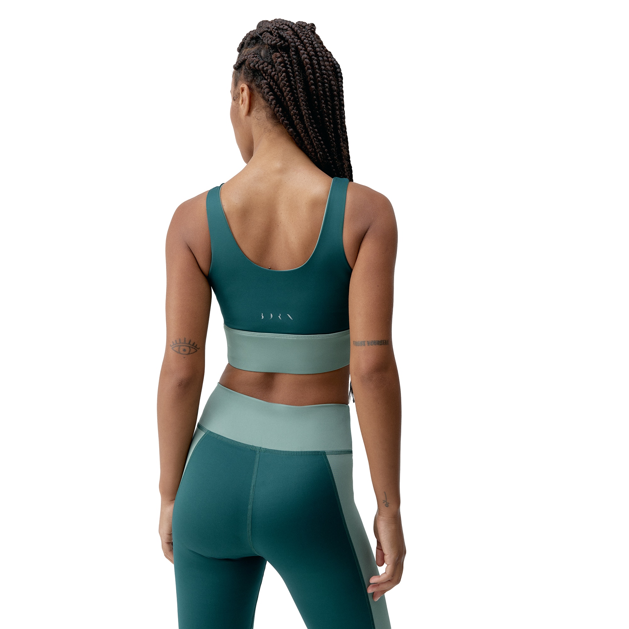 Imagen 4 de Top deportivo de mujer Maiko Born Living Yoga - Verde menta Verde menta