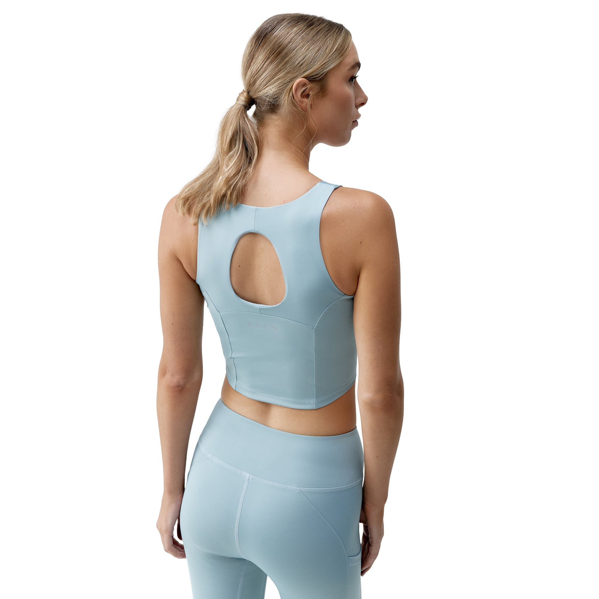 Imagen 2 de Top deportivo de mujer Godo Born Living Yoga - Azul celeste Azul celeste