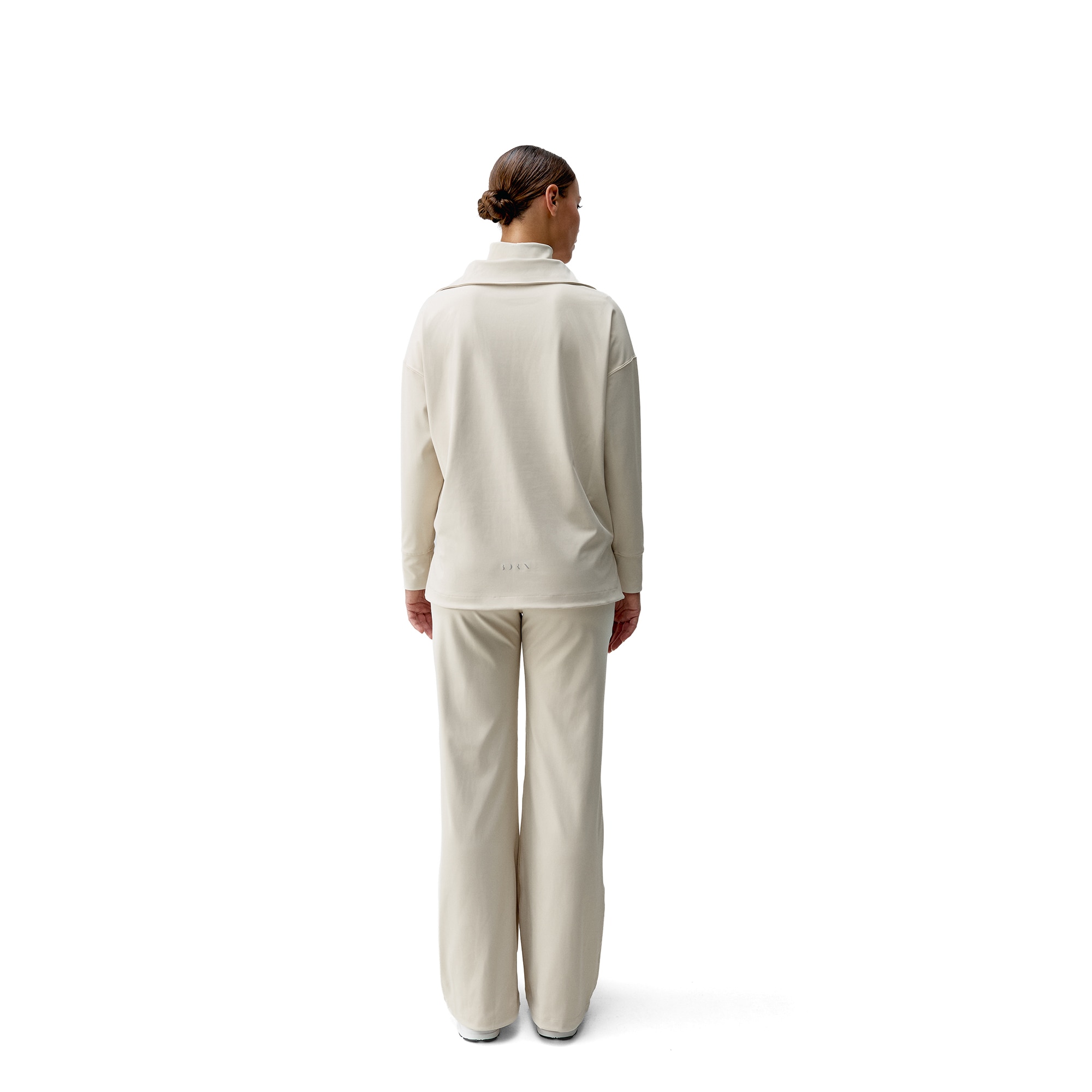 Sudadera de mujer Lua Polo Born Living Yoga - Crema Crema-6