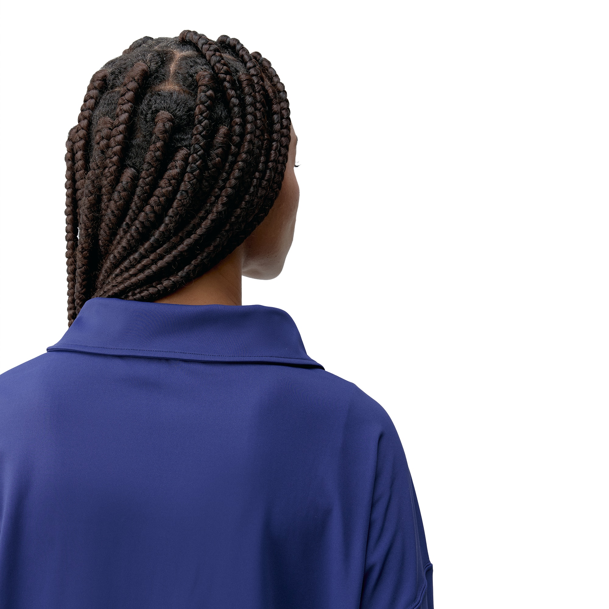 Sudadera de mujer Lua Polo Born Living Yoga - Azul antracita Azul antracita-3