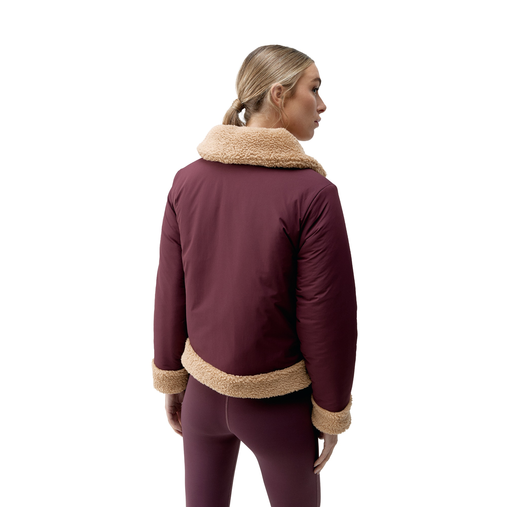 Chaqueta de mujer Umiko Born Born Living Yoga - Vino Vino-2
