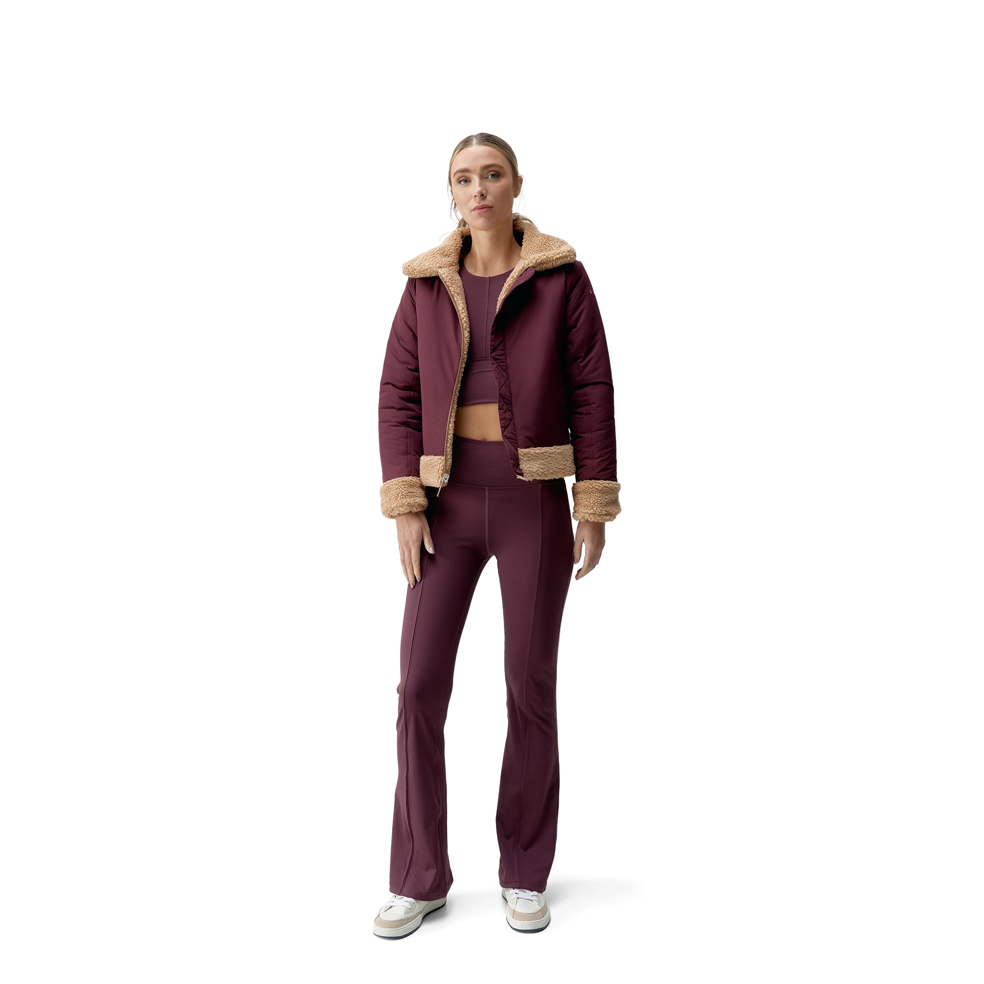 Chaqueta de mujer Umiko Born Born Living Yoga - Vino Vino-6