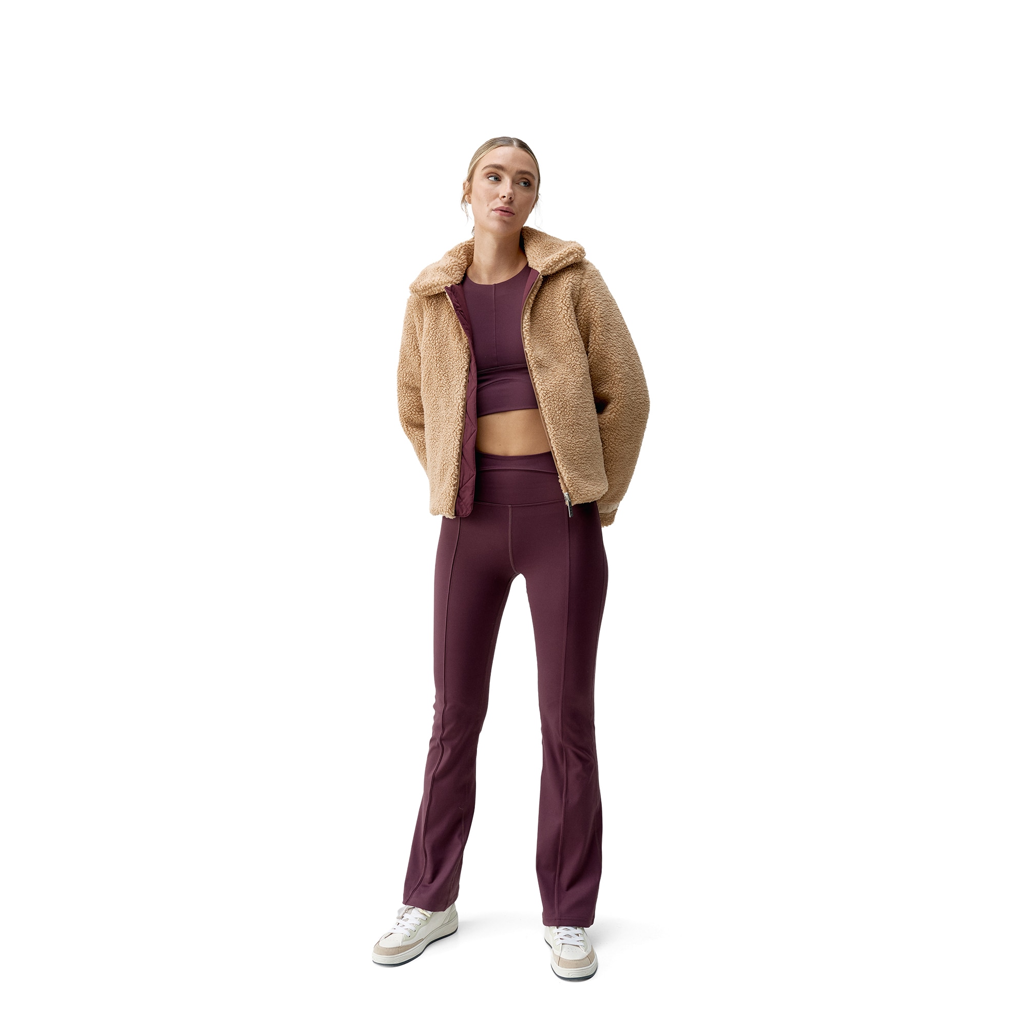 Chaqueta de mujer Umiko Born Born Living Yoga - Vino Vino-7