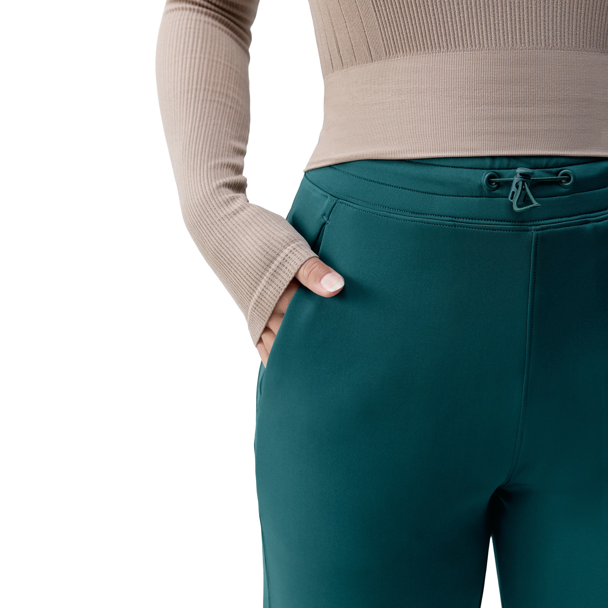 Pantalones de mujer Kioko Born Living Yoga - Verde Agua Verde Agua-3