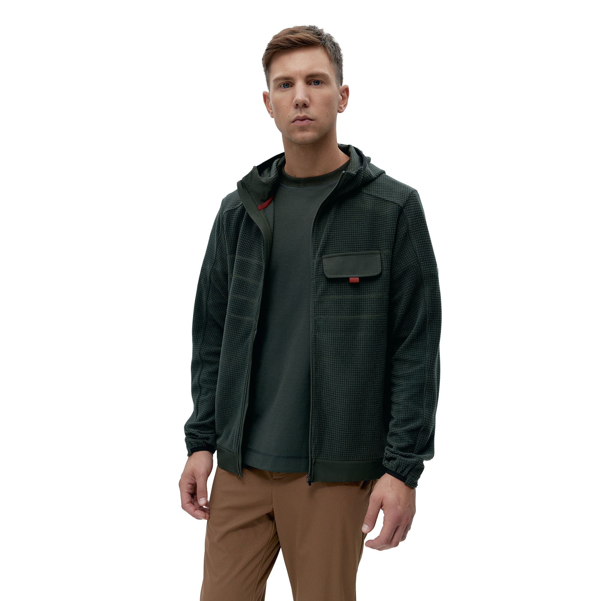 Chaqueta de hombre Baikal Born Living Yoga - Kaki Kaki-5