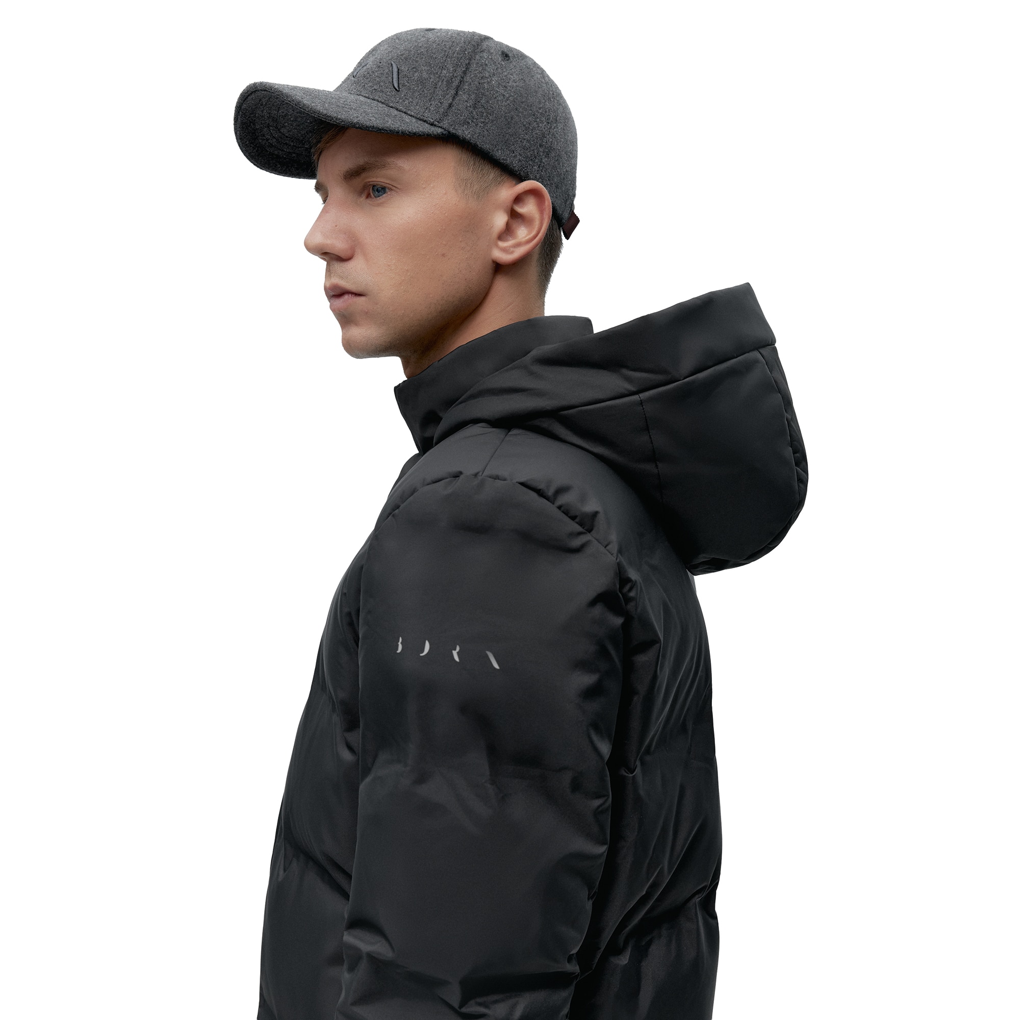 Abrigo de hombre Saiko Born Living Yoga - Negro Negro-4
