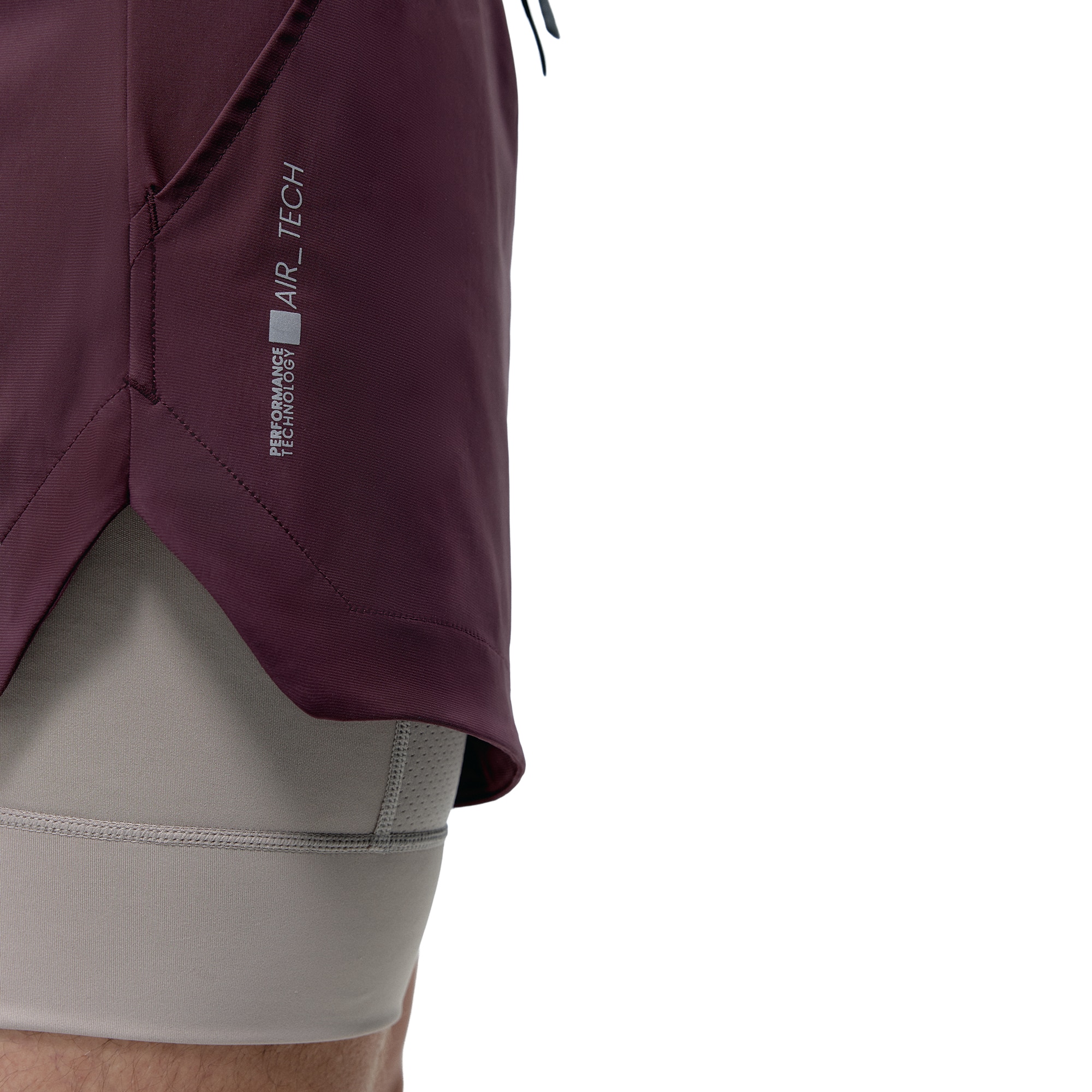 Pantalón corto de hombre Mashu Born Living Yoga - Burdeos Burdeos-5