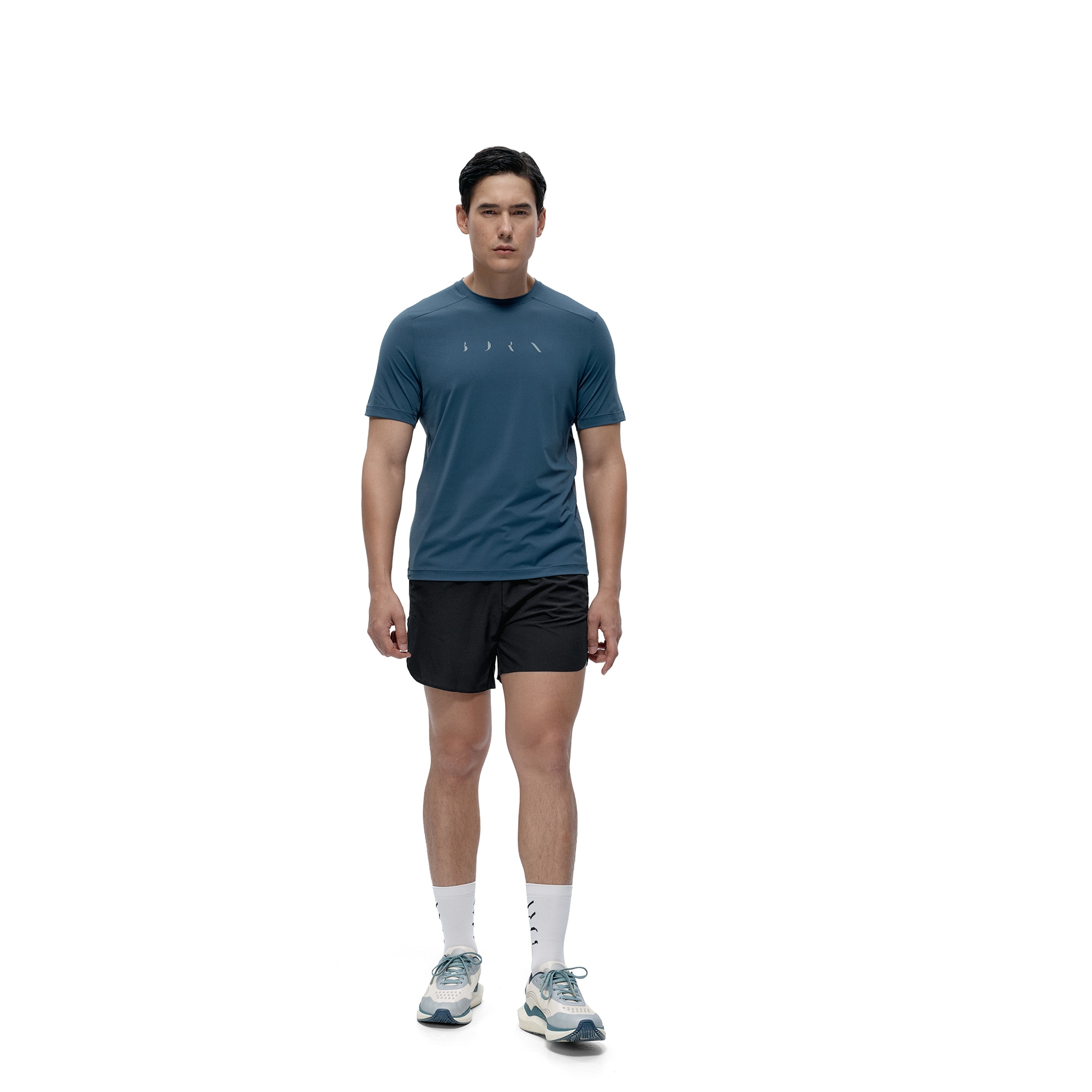 Camiseta de hombre Volta Born Living Yoga - Gris Gris-4