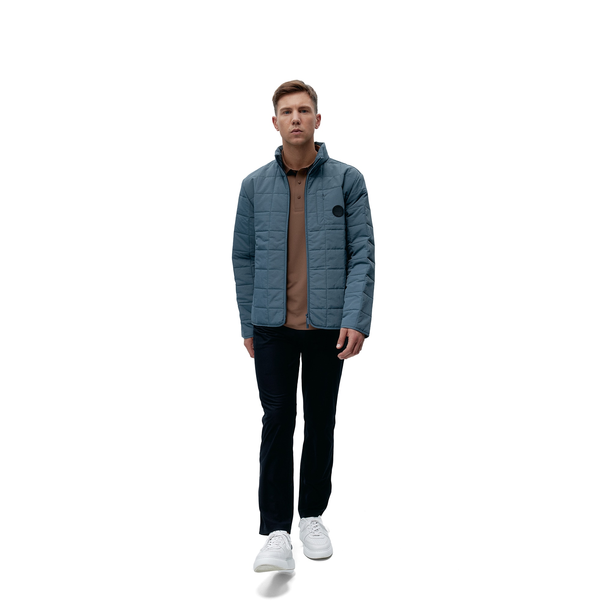Chaqueta de hombre Garona Born Living Yoga - Azul grisáceo Azul grisáceo-5