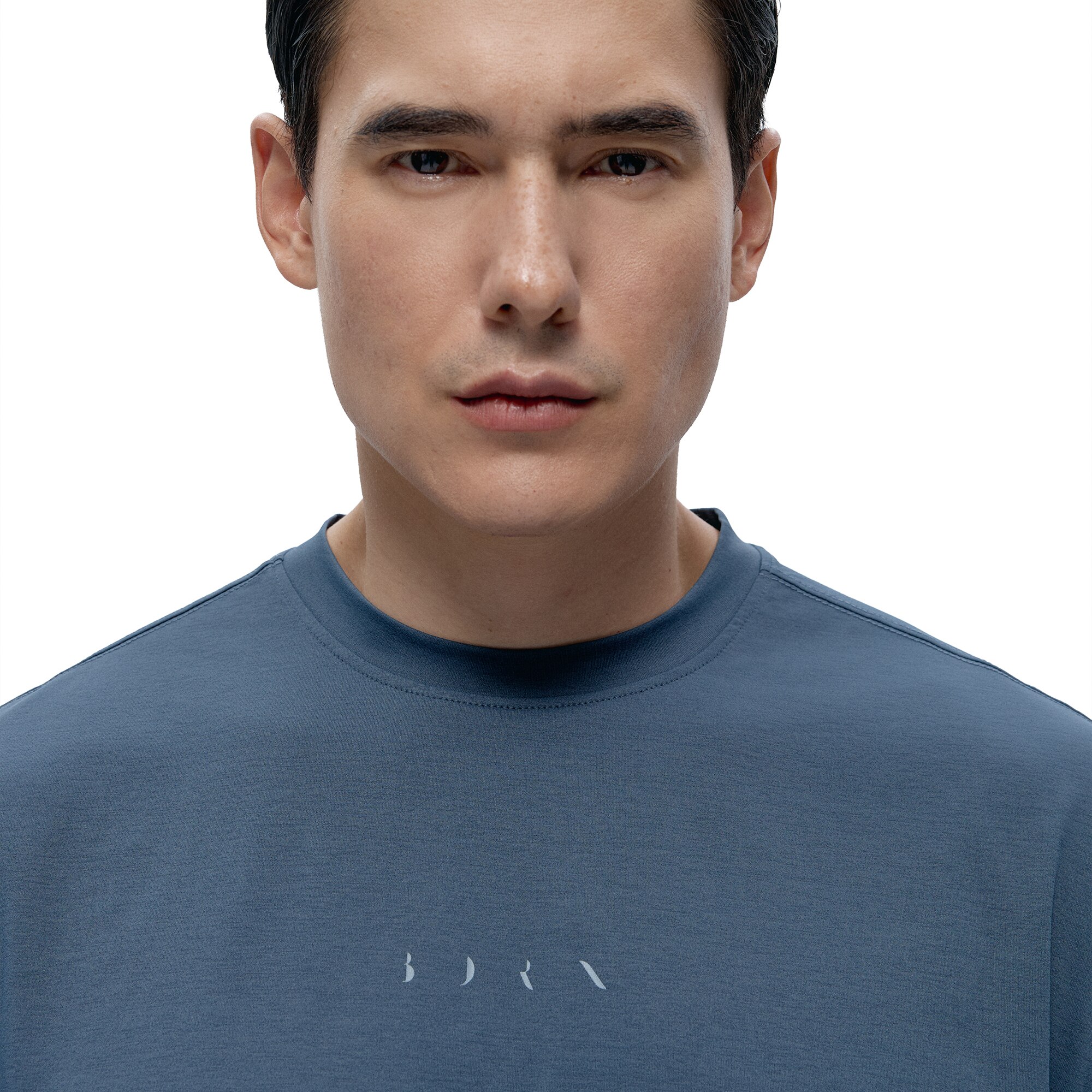 Camisa de hombre Fawn Born Living Yoga - Azul grisáceo Azul grisáceo-3