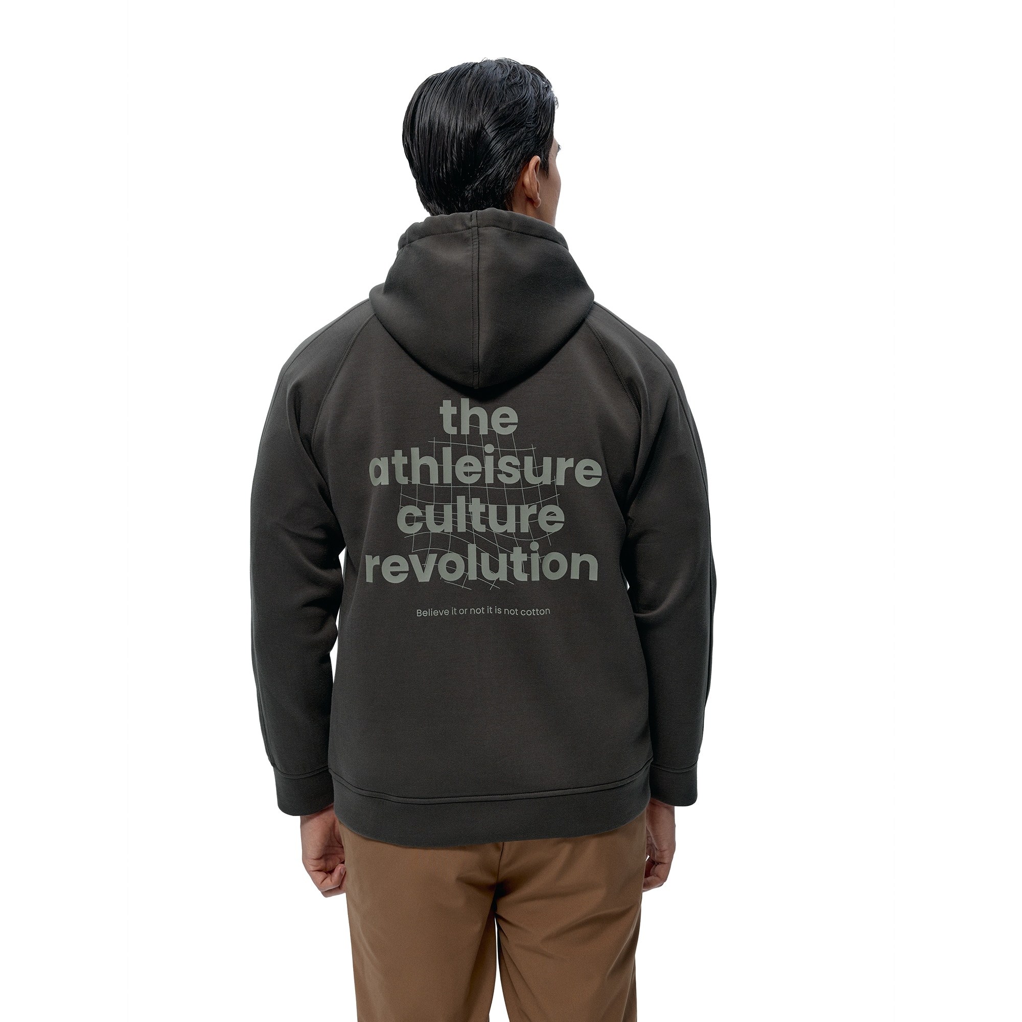 Sudadera de hombre Nam Born Living Yoga - Marrón Marrón-2