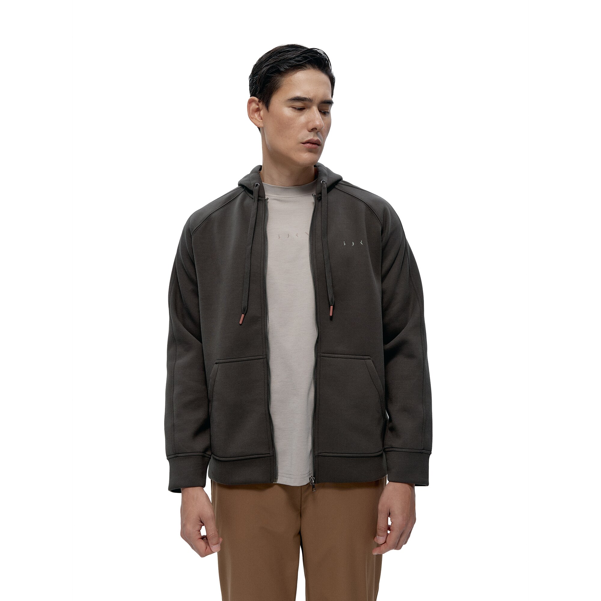 Sudadera de hombre Nam Born Living Yoga - Marrón Marrón-5