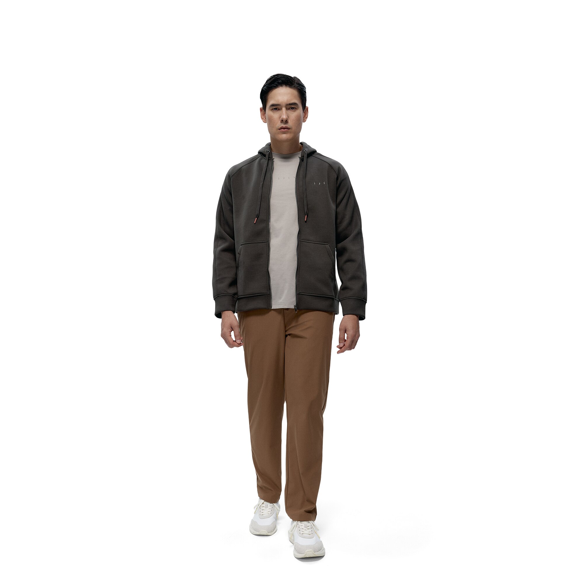 Sudadera de hombre Nam Born Living Yoga - Marrón Marrón-6