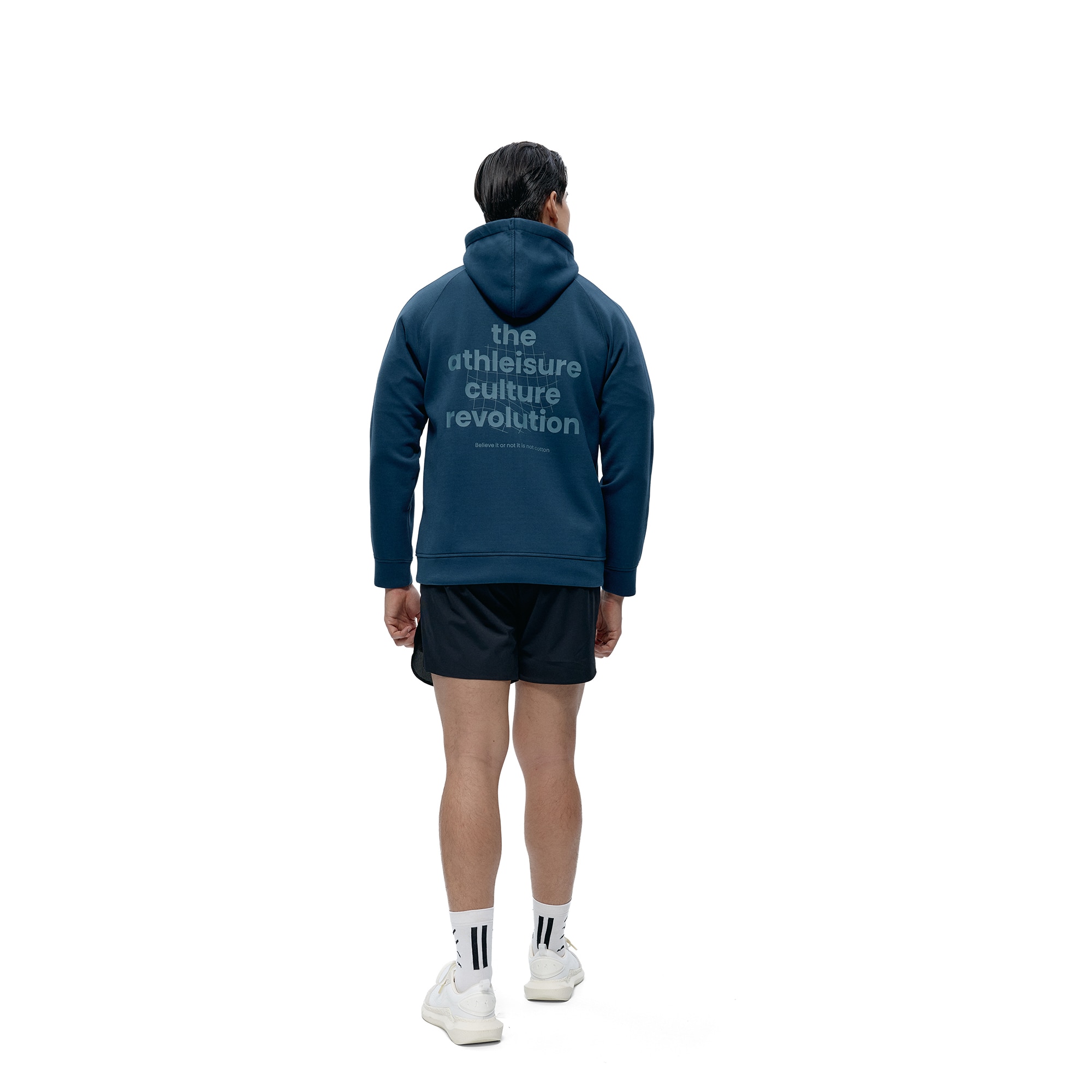 Sudadera de hombre Nam Born Living Yoga - Azul marino Azul marino-5