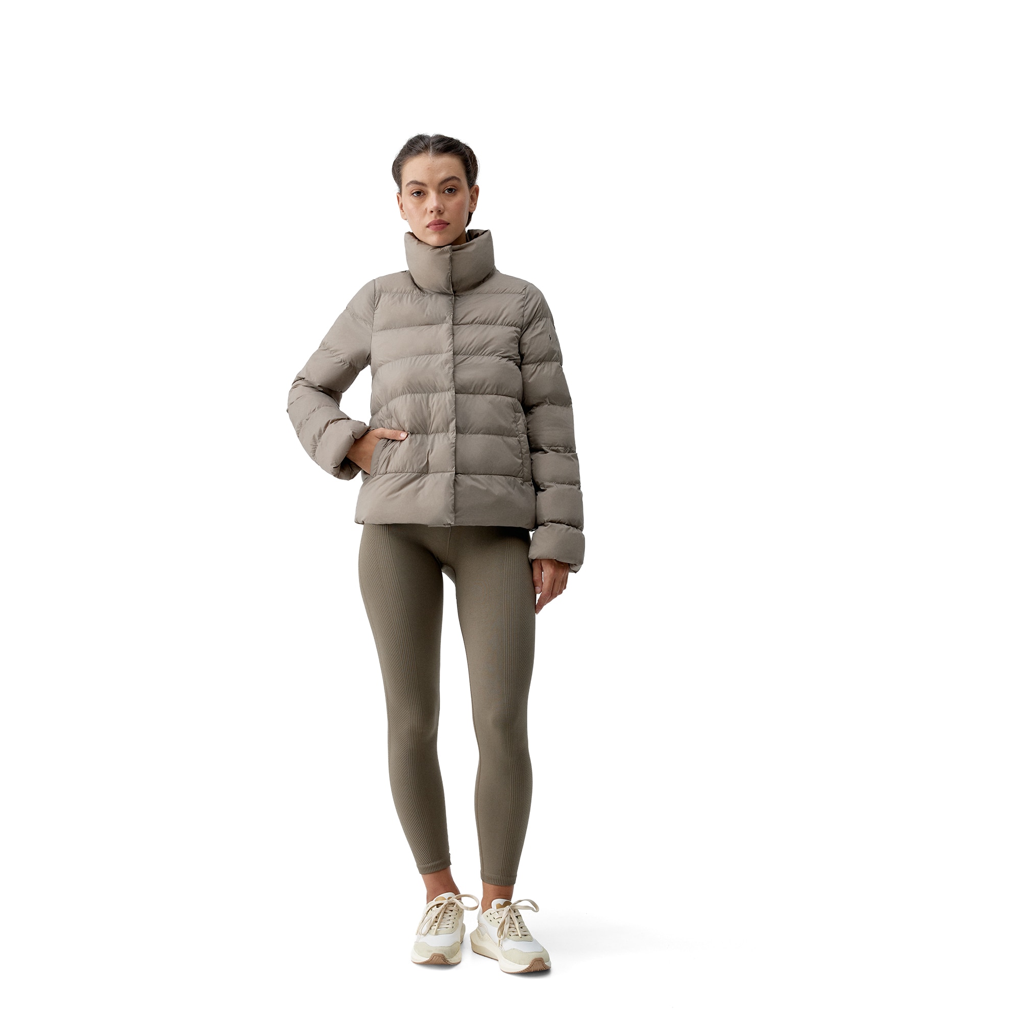 Chaqueta de Mujer Vegan Hack BORN - Nuez Nuez-4