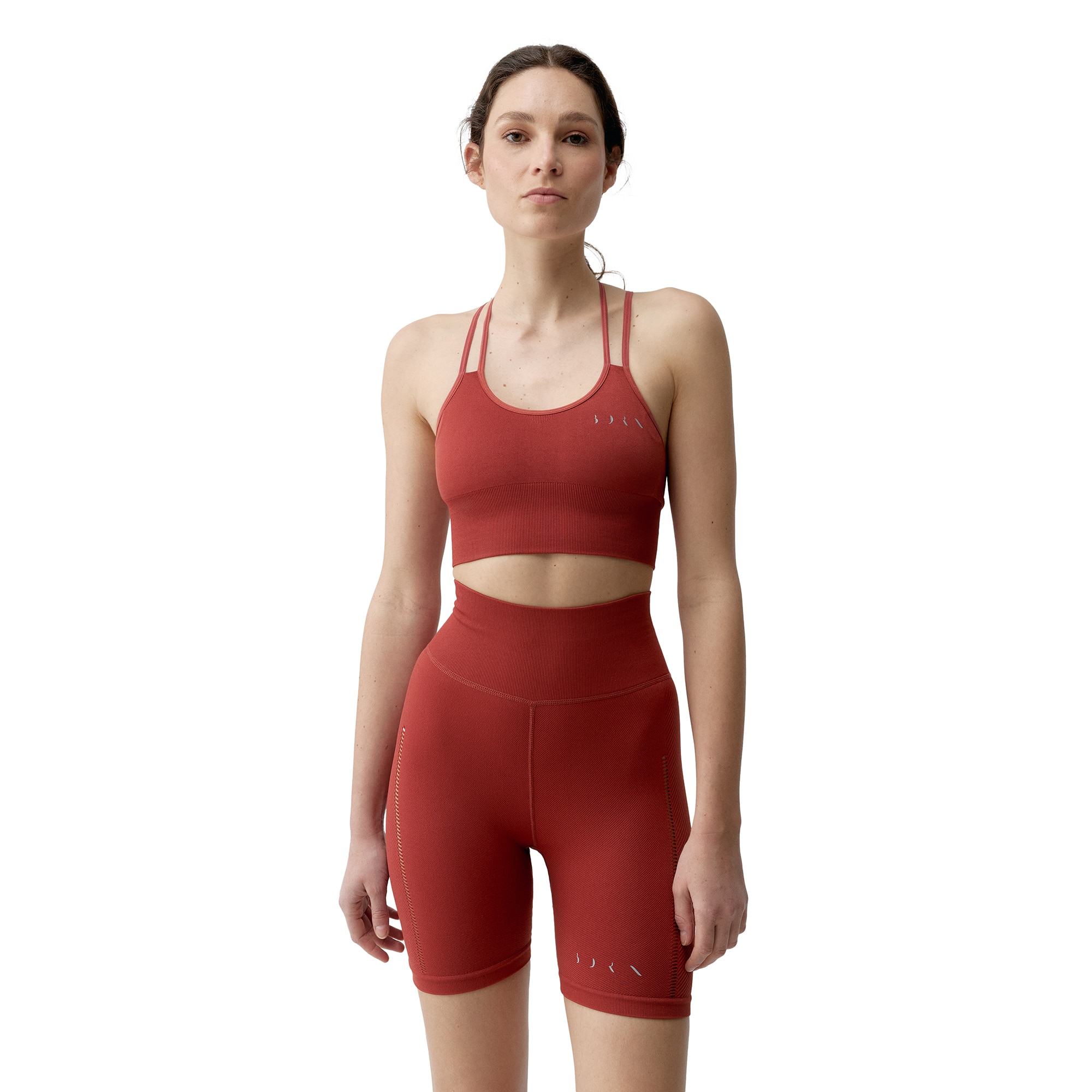 Imagen 0 de Top deportivo de mujer Sunset Born Living Yoga Terracota