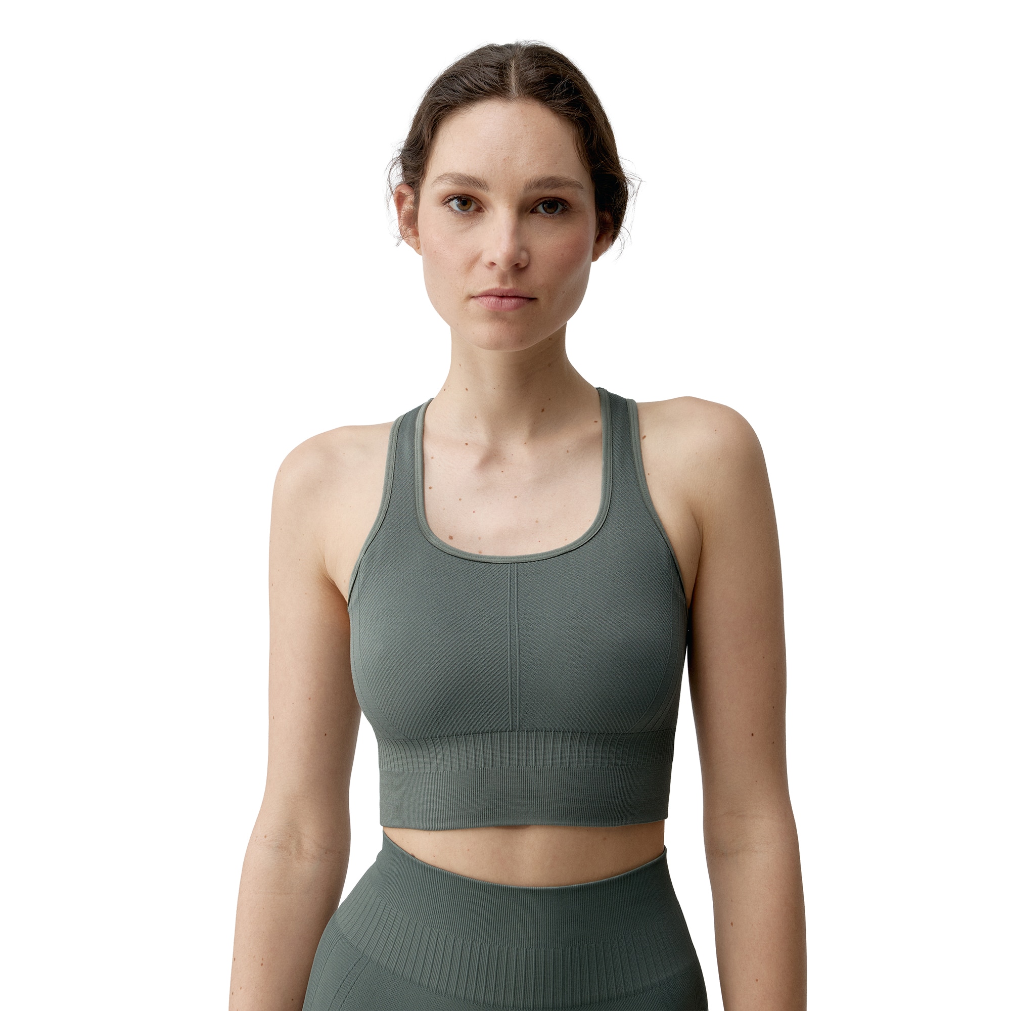 Born Top deportivo de mujer Eris Living Yoga Azul celeste