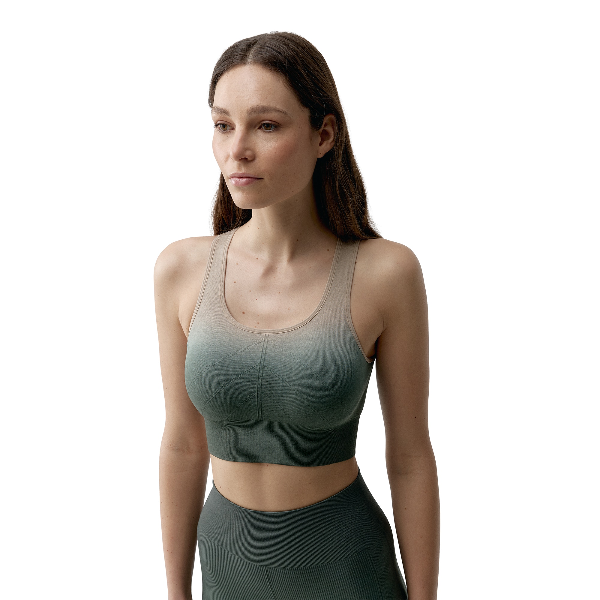 Born Top deportivo de mujer Dione Living Yoga Verde Oliva
