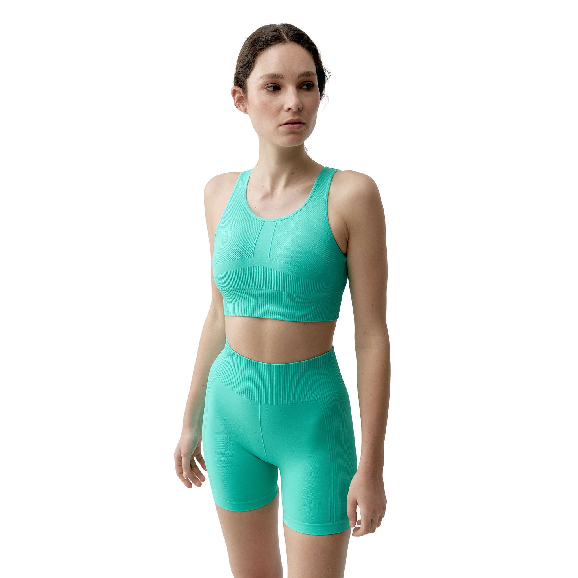 Born Top deportivo de mujer Lindy Living Yoga Turquesa