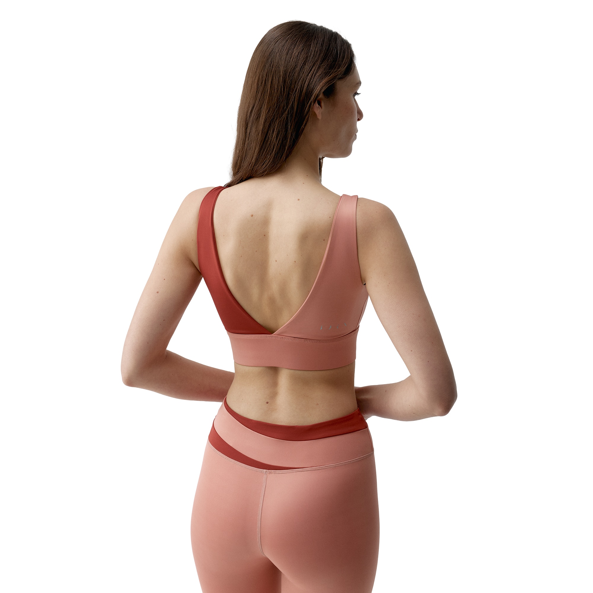 Top deportivo de mujer Kate Born Living Yoga - Naranja volcanico Naranja volcanico-2