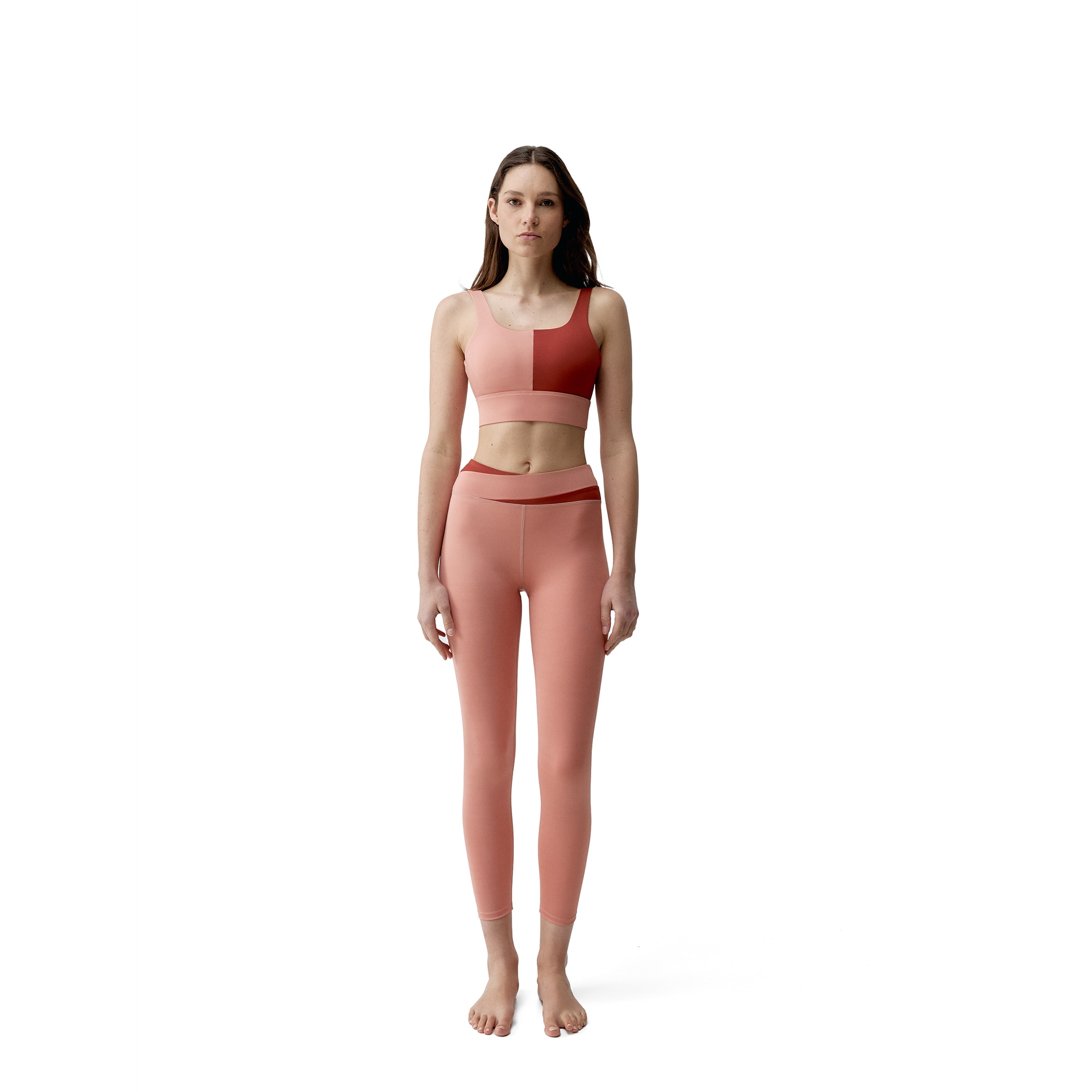 Top deportivo de mujer Kate Born Living Yoga - Naranja volcanico Naranja volcanico-4