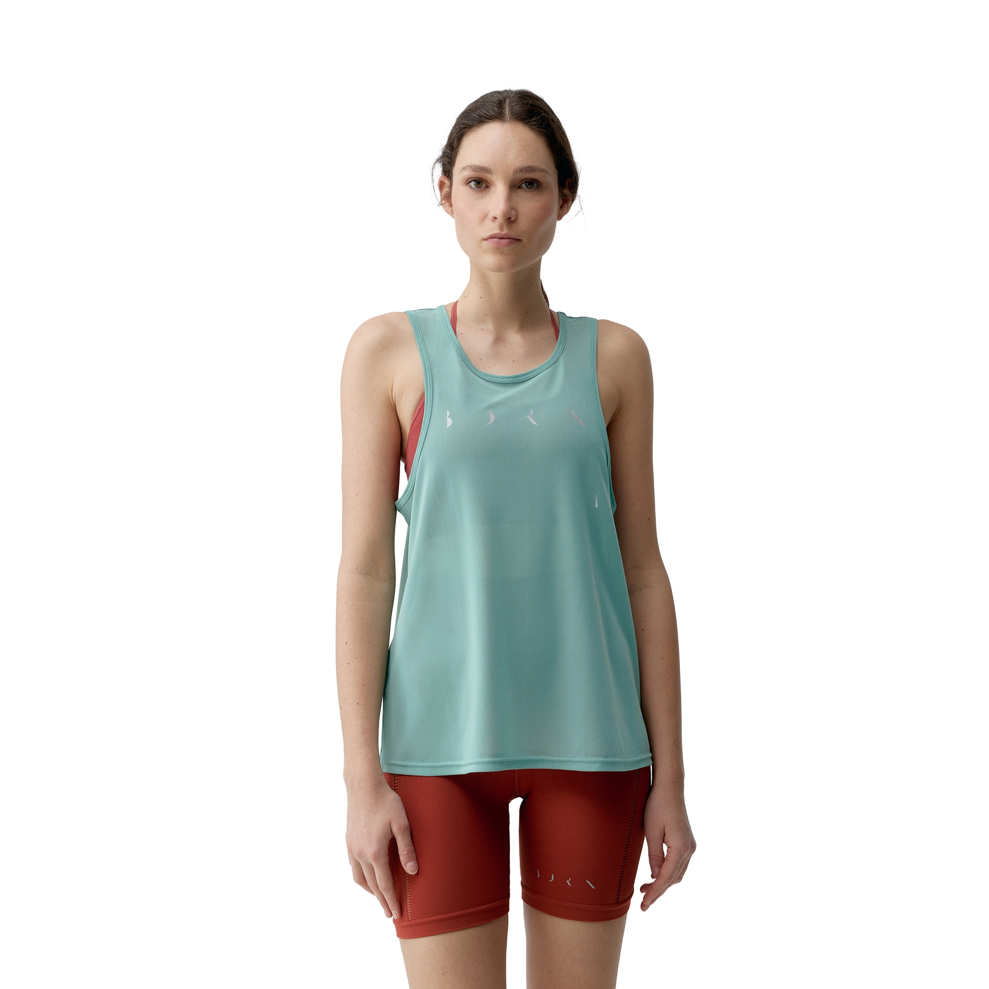 Imagen 0 de Camiseta de mujer Bora Born Living Yoga Burdeos