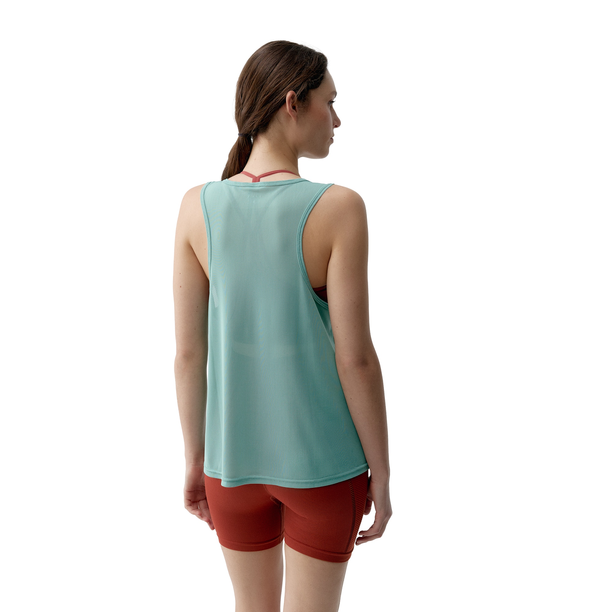 Camiseta de mujer Bora Born Living Yoga - Azul celeste Azul celeste-2
