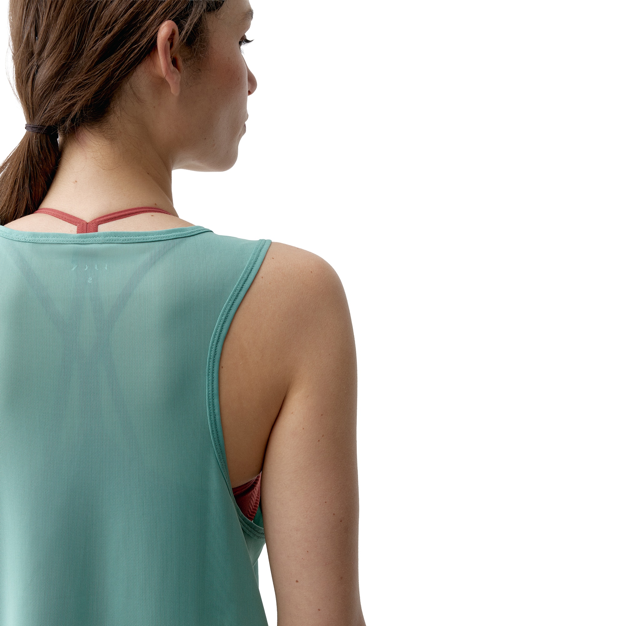 Camiseta de mujer Bora Born Living Yoga - Azul celeste Azul celeste-4