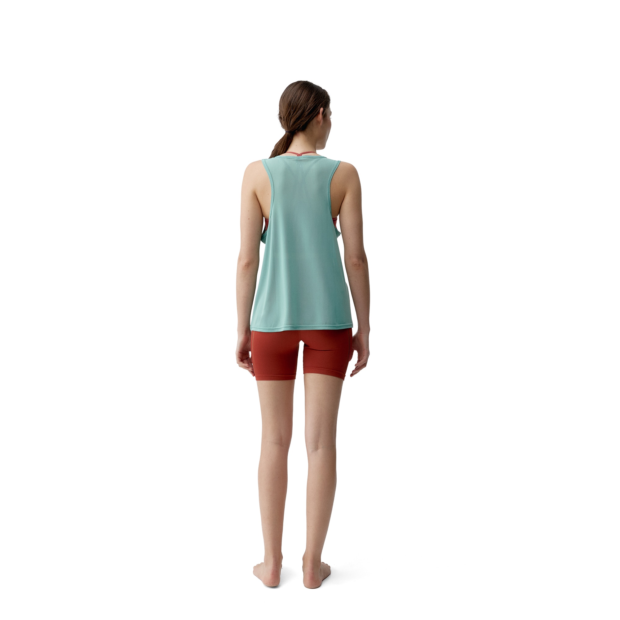 Camiseta de mujer Bora Born Living Yoga - Azul celeste Azul celeste-6