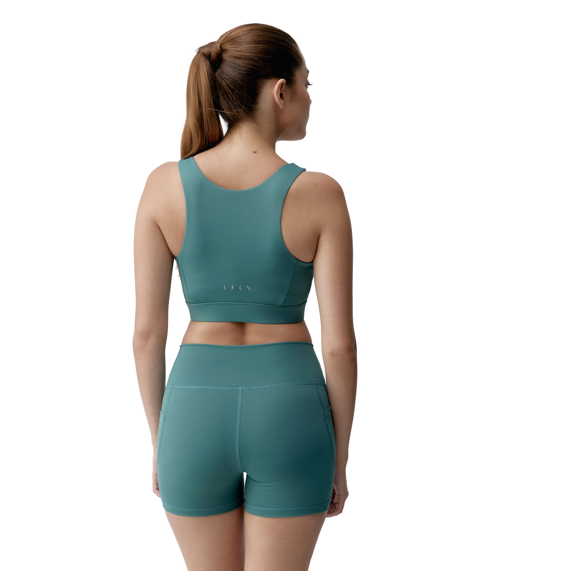 Top deportivo de mujer Eider Born Living Yoga - Verde Agua Verde Agua-2